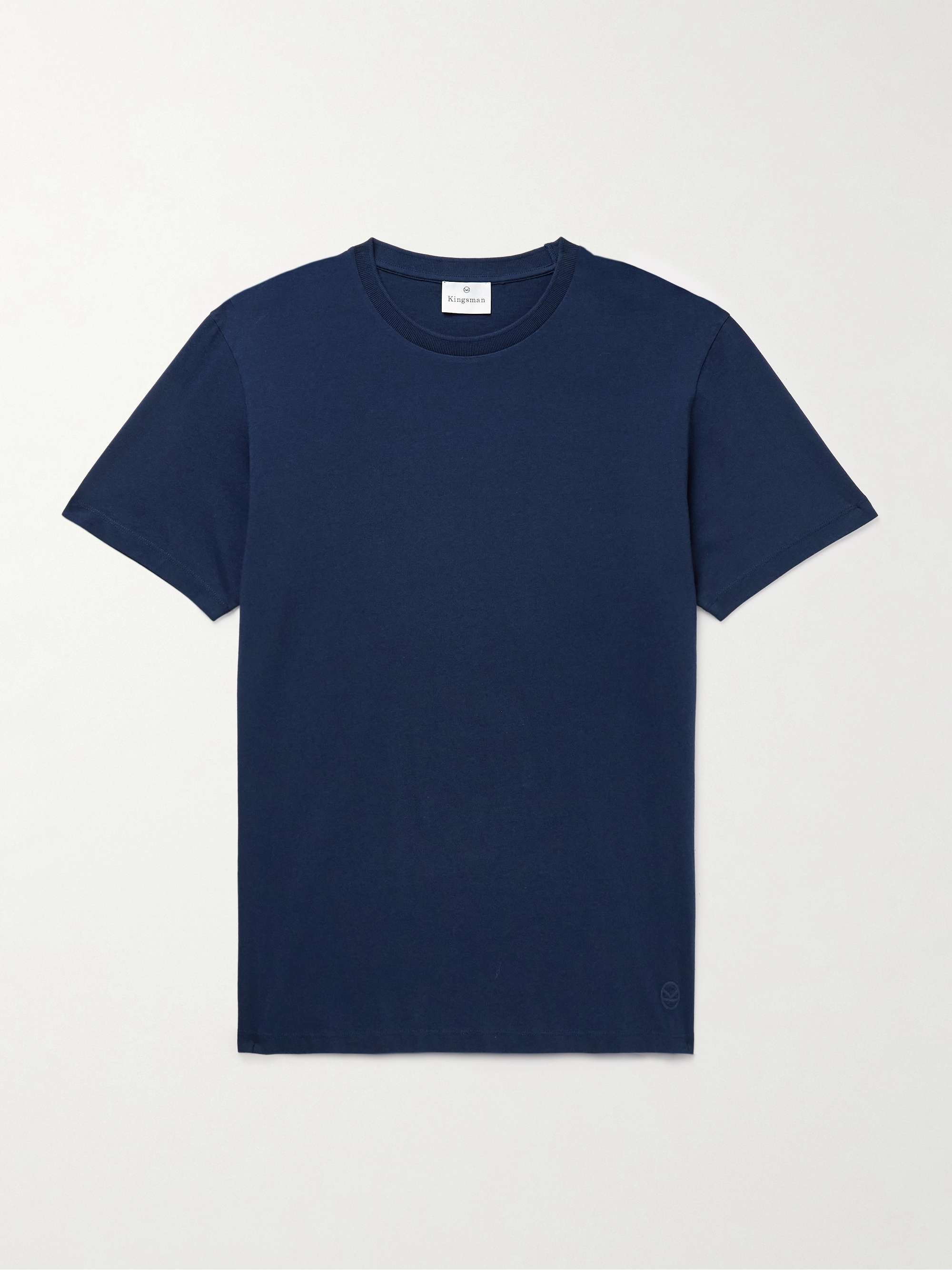 Logo-Embroidered Pima Cotton-Jersey T-Shirt view