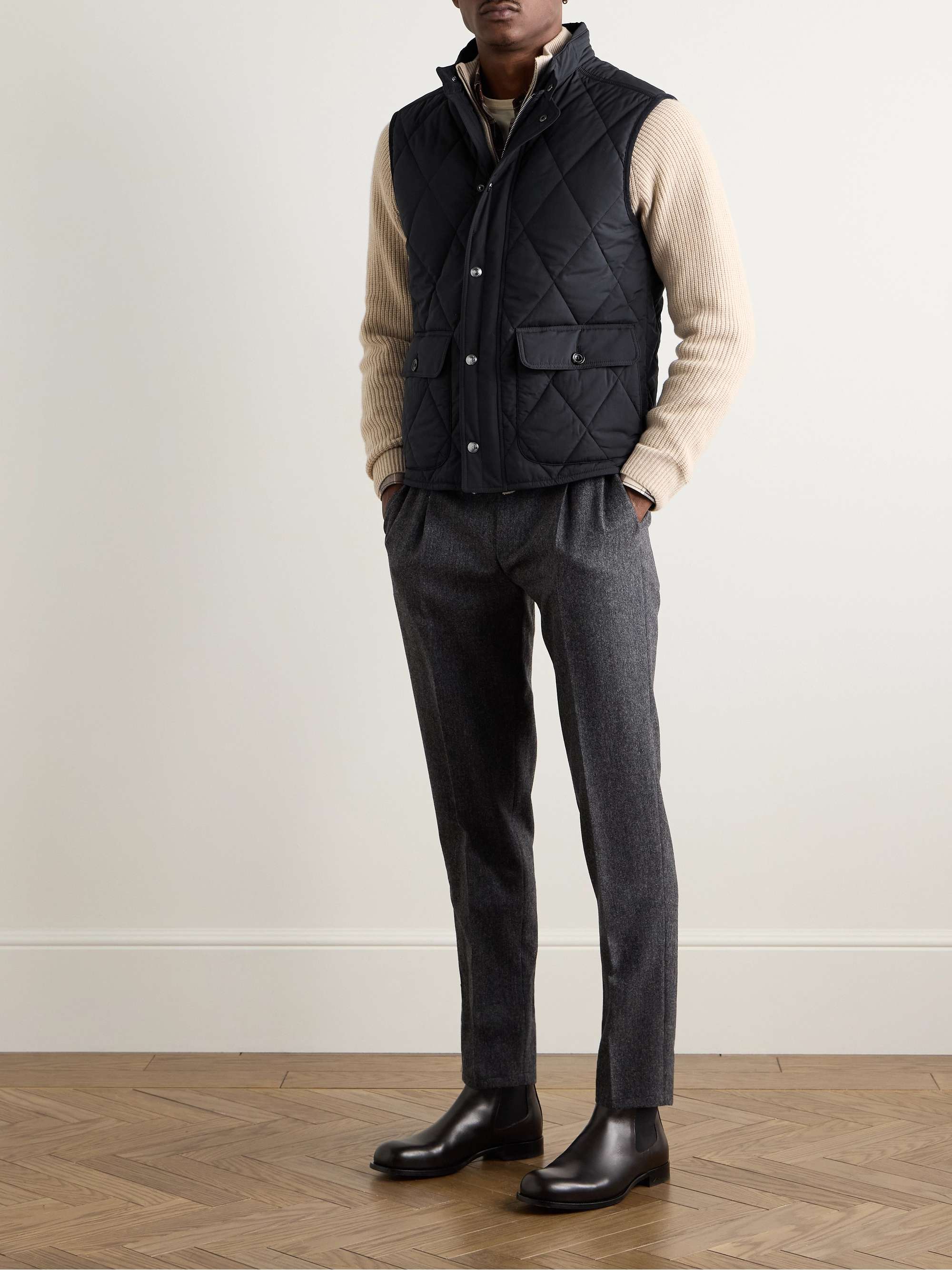 Carleton Slim-Fit Quilted Shell Down Gilet view