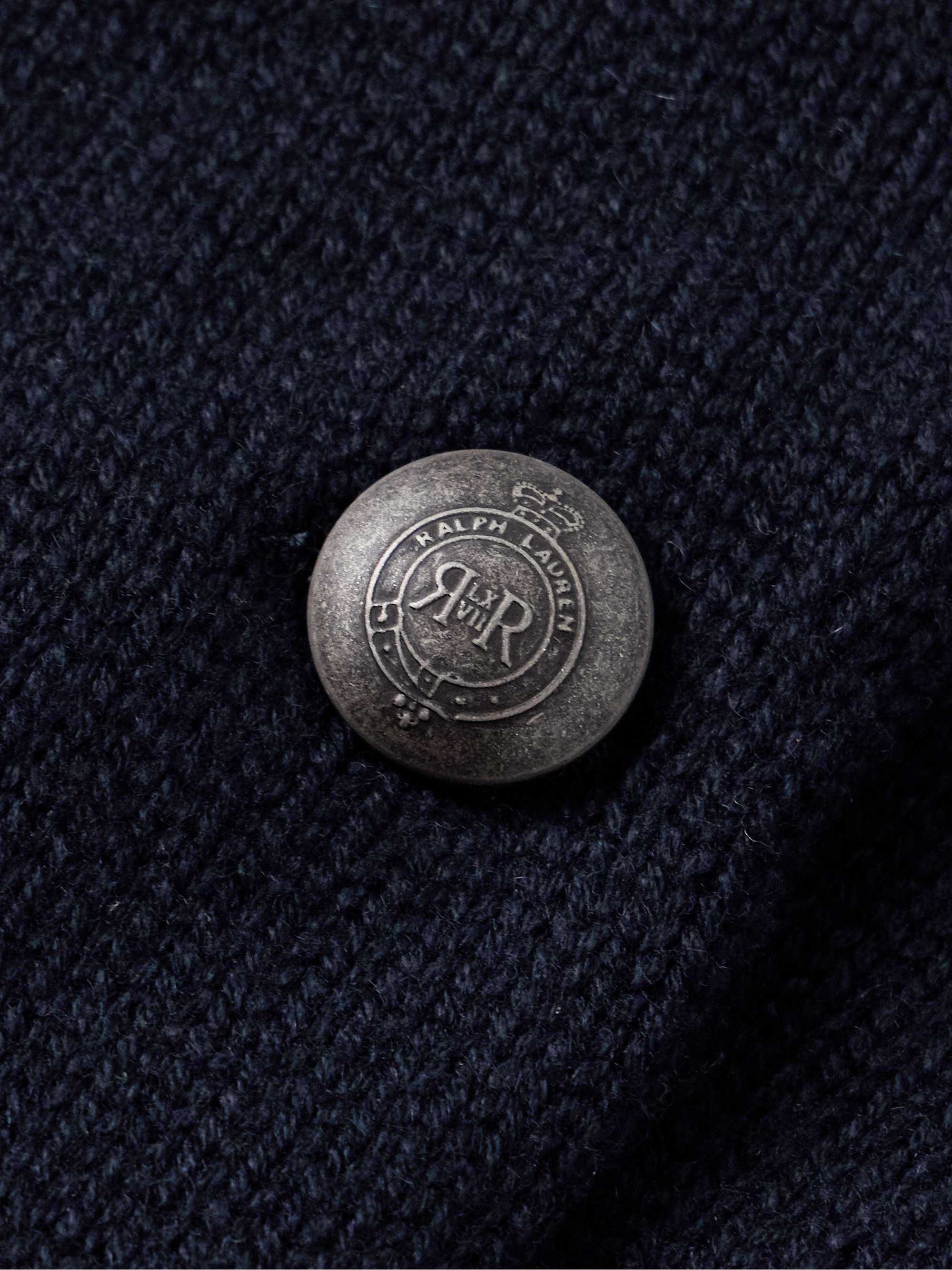 Double-Breasted Shawl-Collar Cashmere Cardigan view