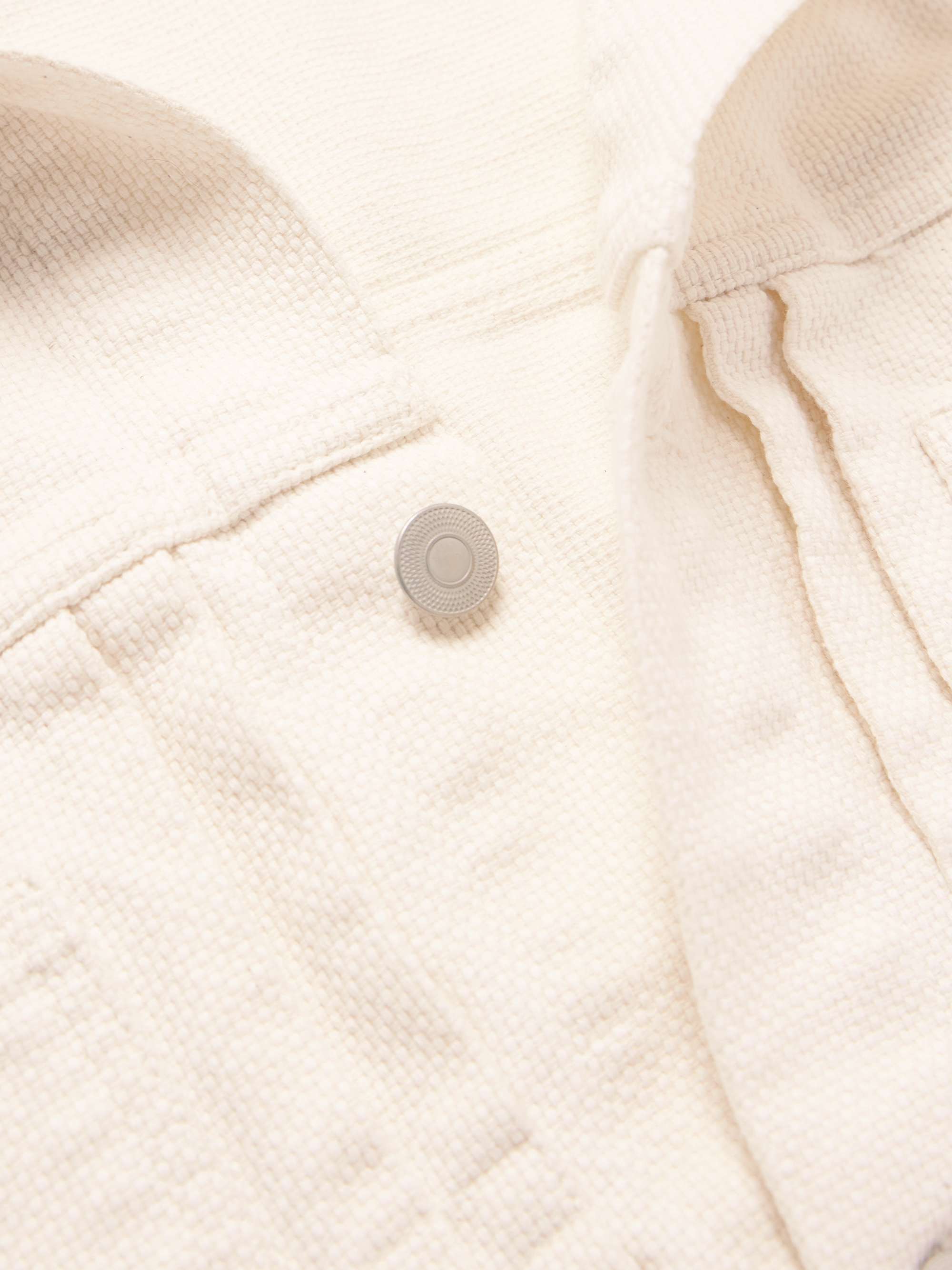 Sashiko Cotton Trucker Jacket view