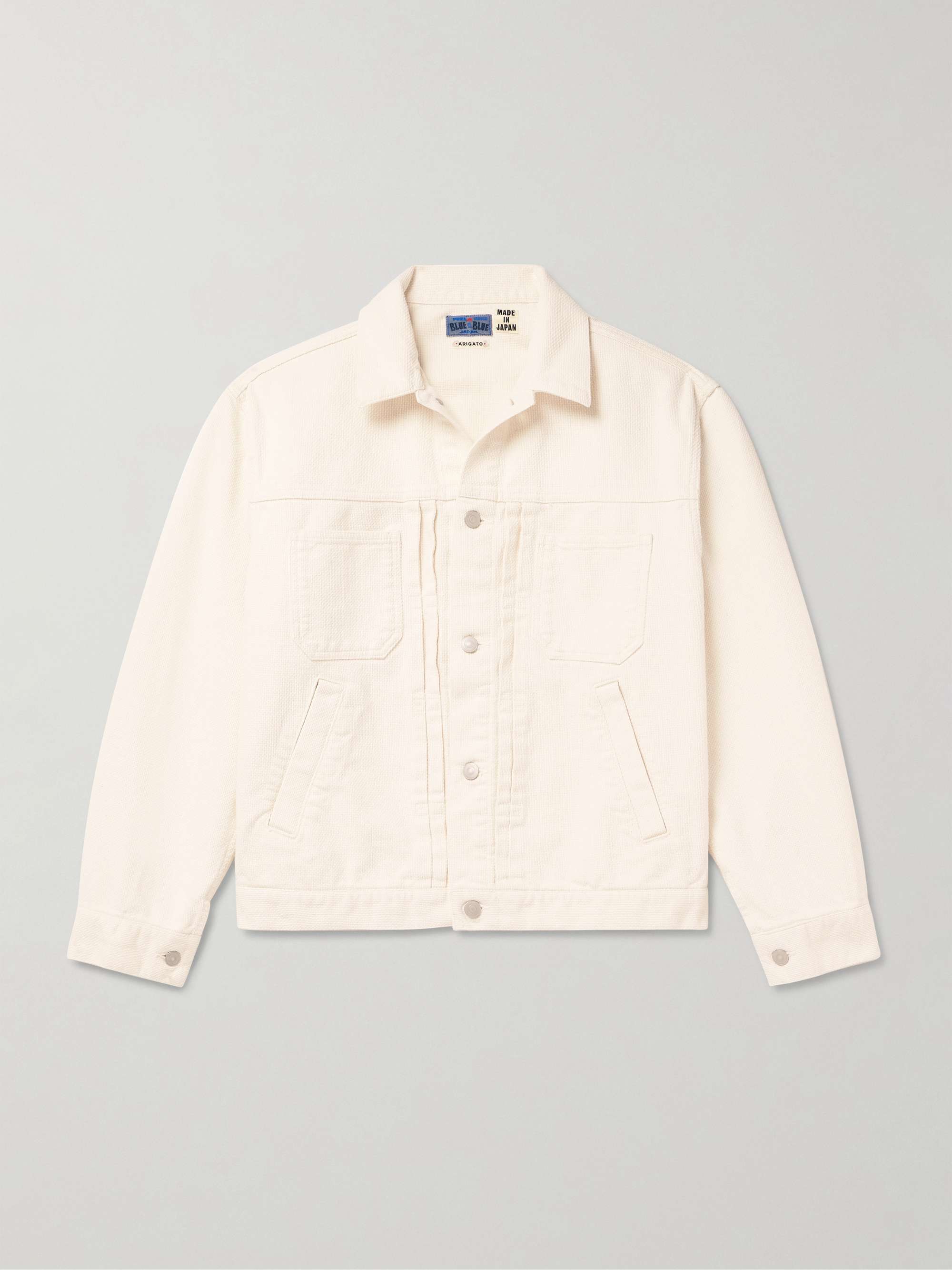 Sashiko Cotton Trucker Jacket view