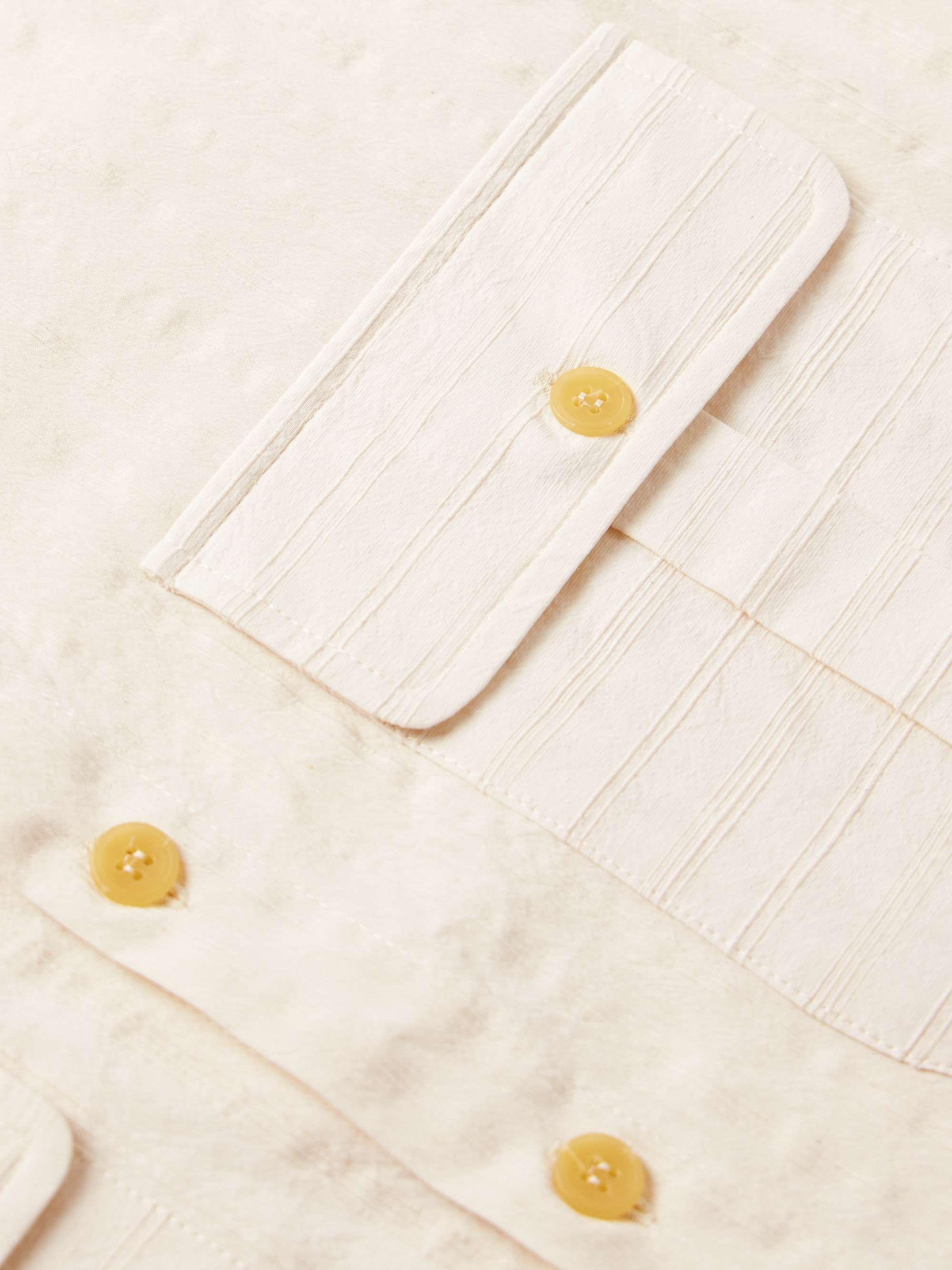 Field Striped Tumbled Cotton and Linen-Blend Shirt view