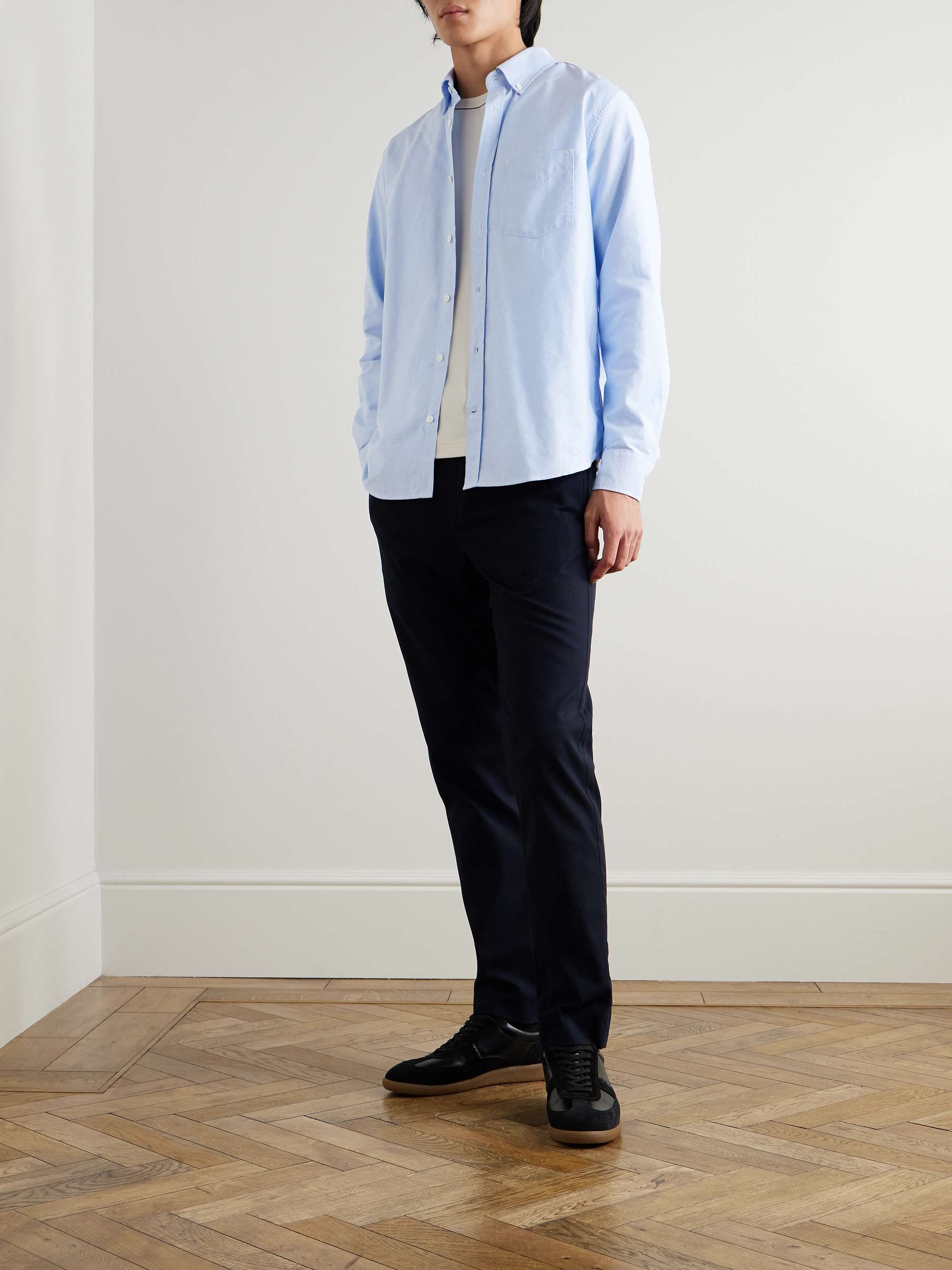 Button-Down Collar Organic Cotton Oxford Shirt view