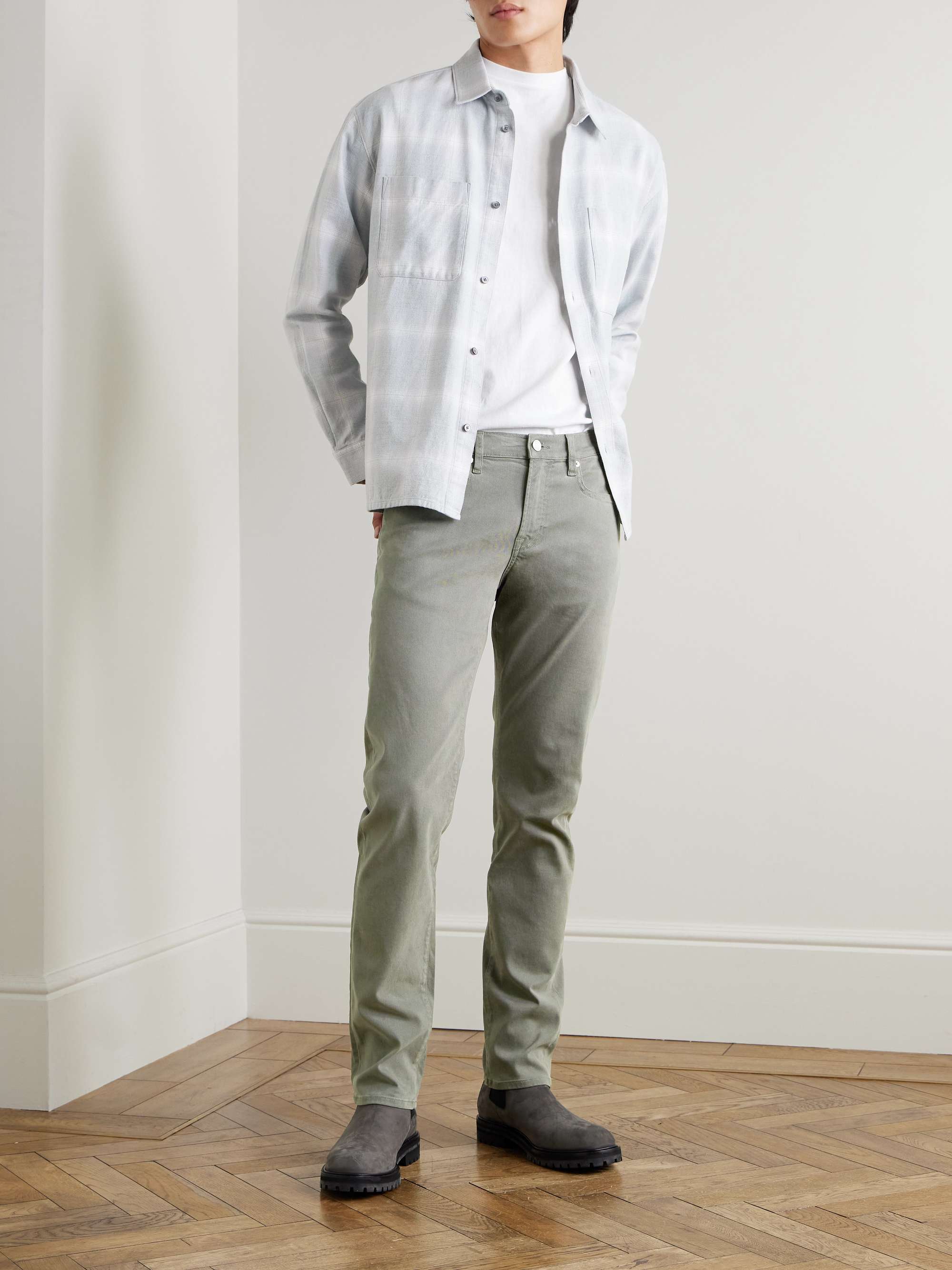 L'Homme Slim-Fit Stretch Lyocell-Blend Trousers view