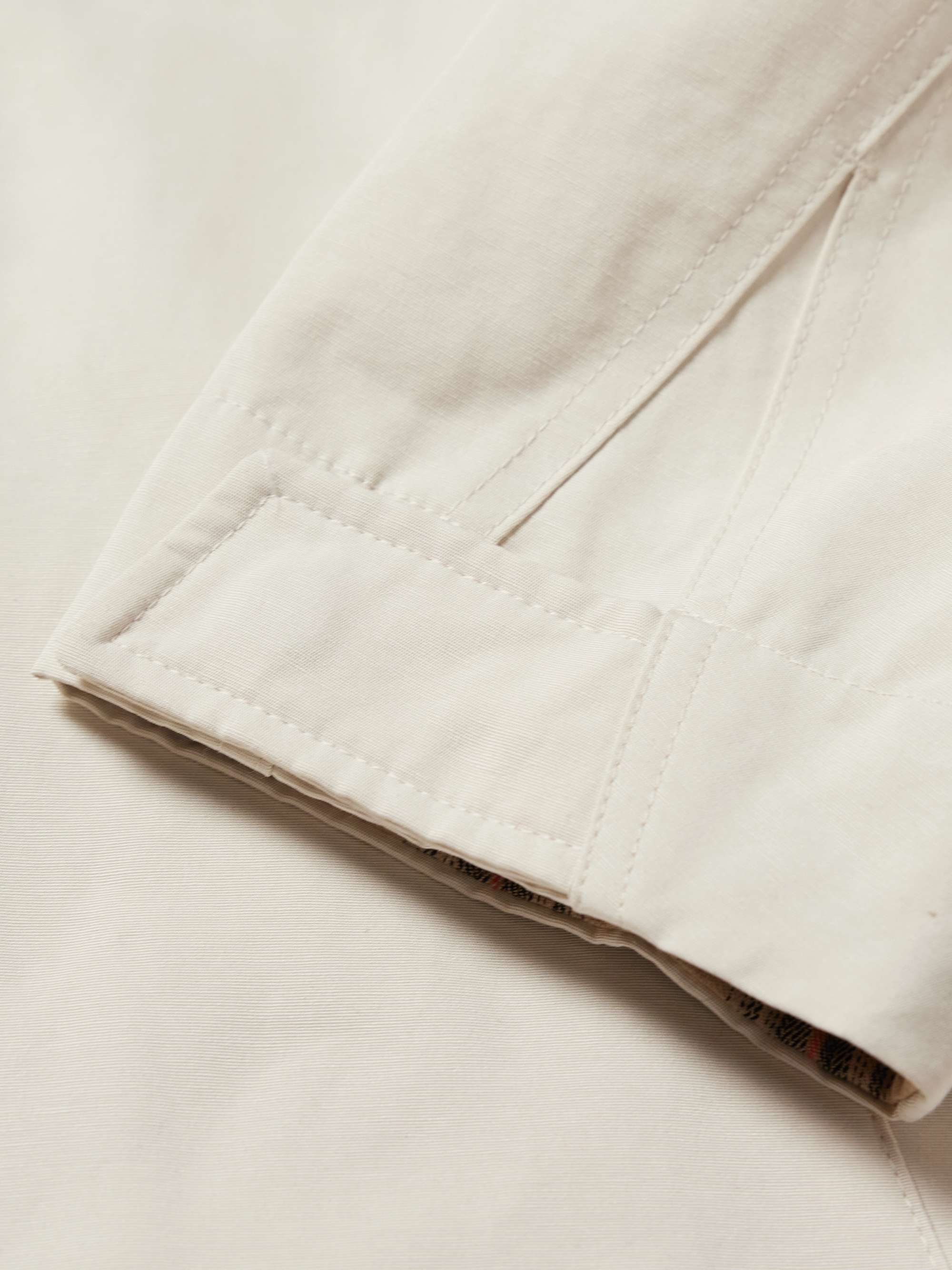 Corduroy-Trimmed Cotton-Blend Jacket view