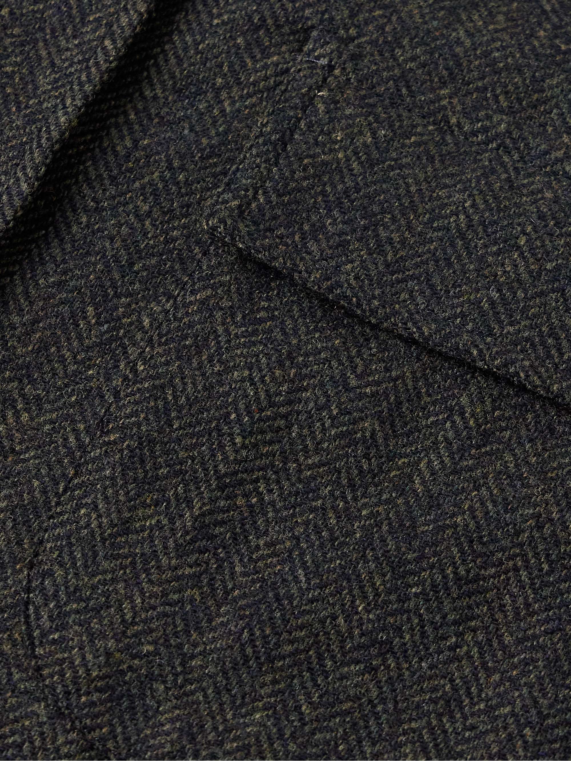 Herringbone Wool and Cashmere-Blend Jacket view