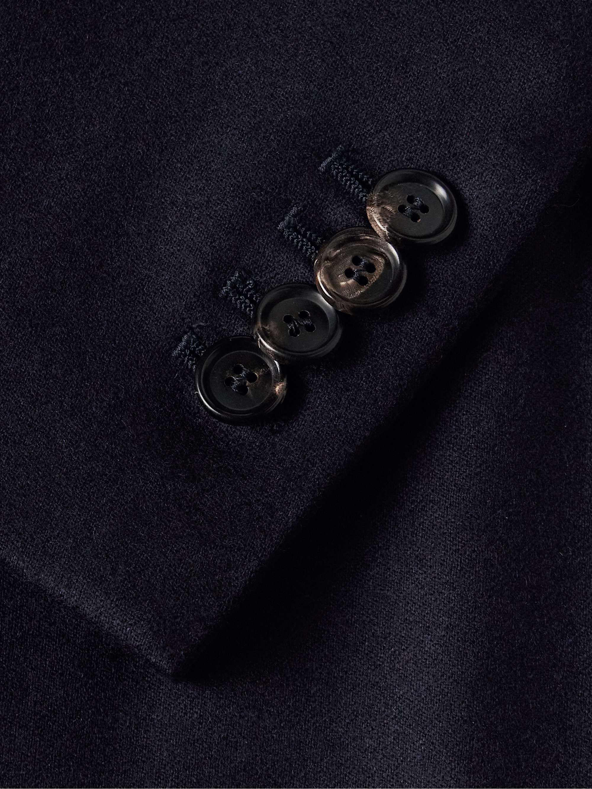 Unstructured Wool-Blend Twill Suit Jacket view