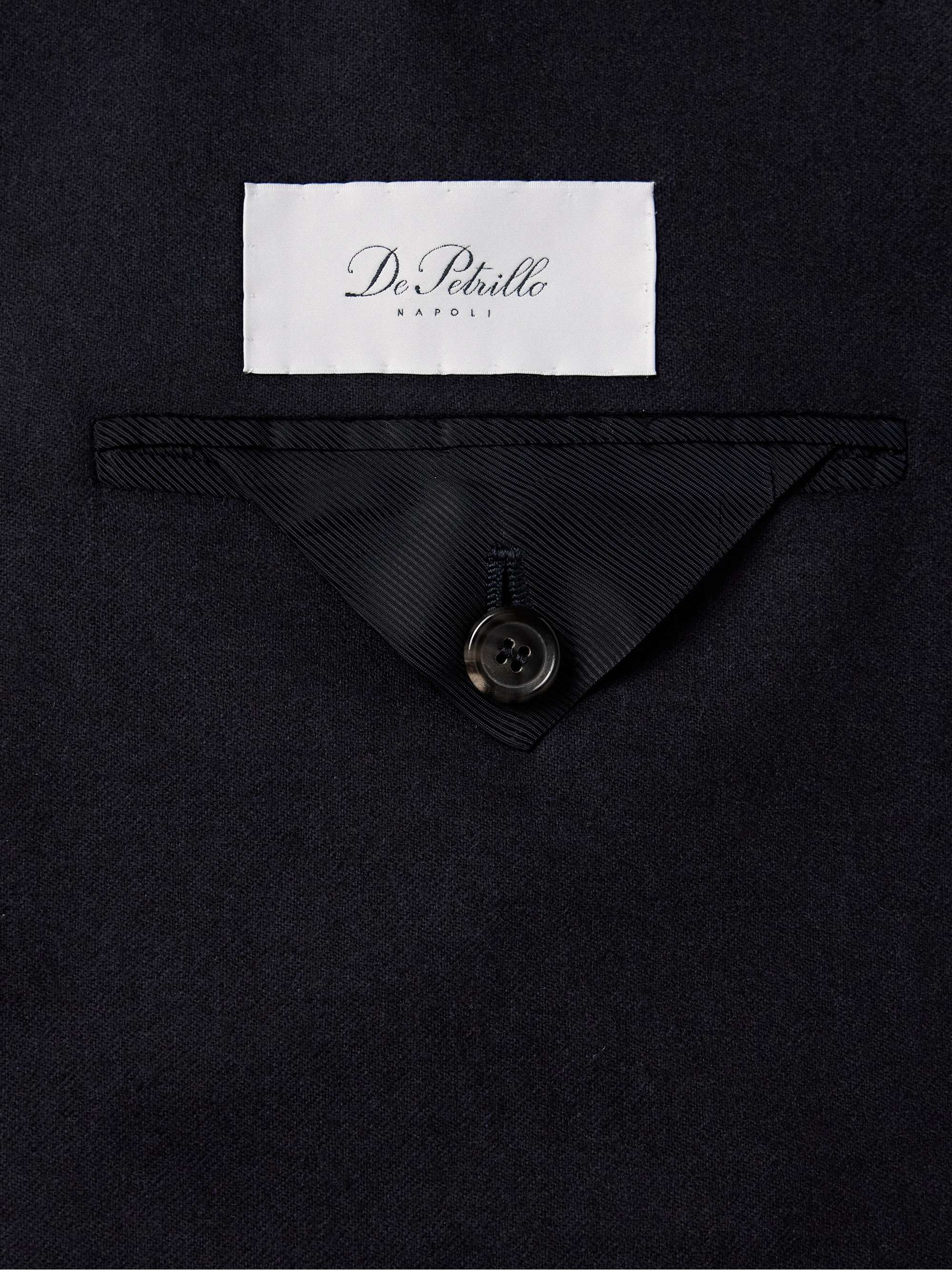 Unstructured Wool-Blend Twill Suit Jacket view