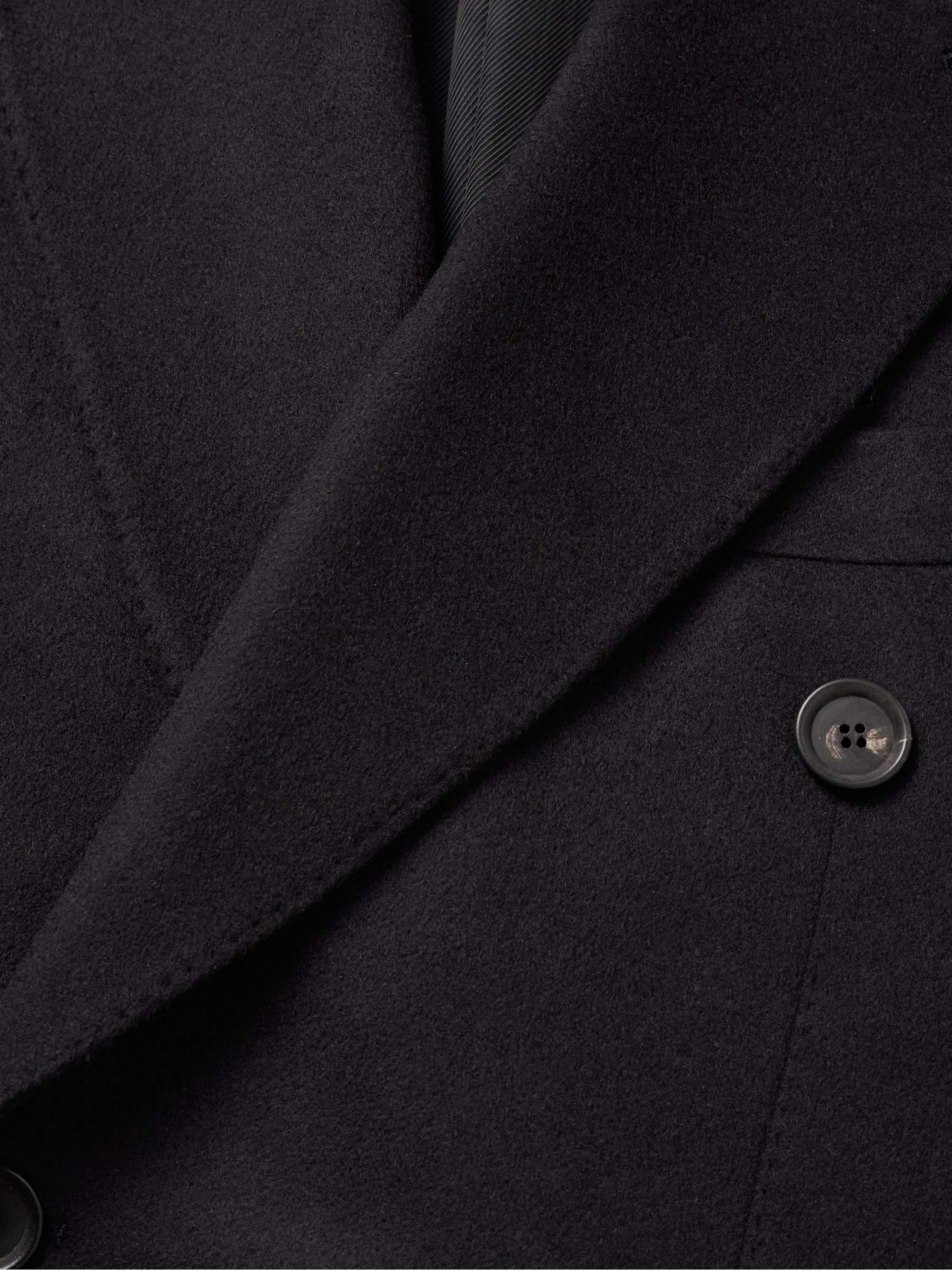 Double-Breasted Cashmere-Felt Overcoat view