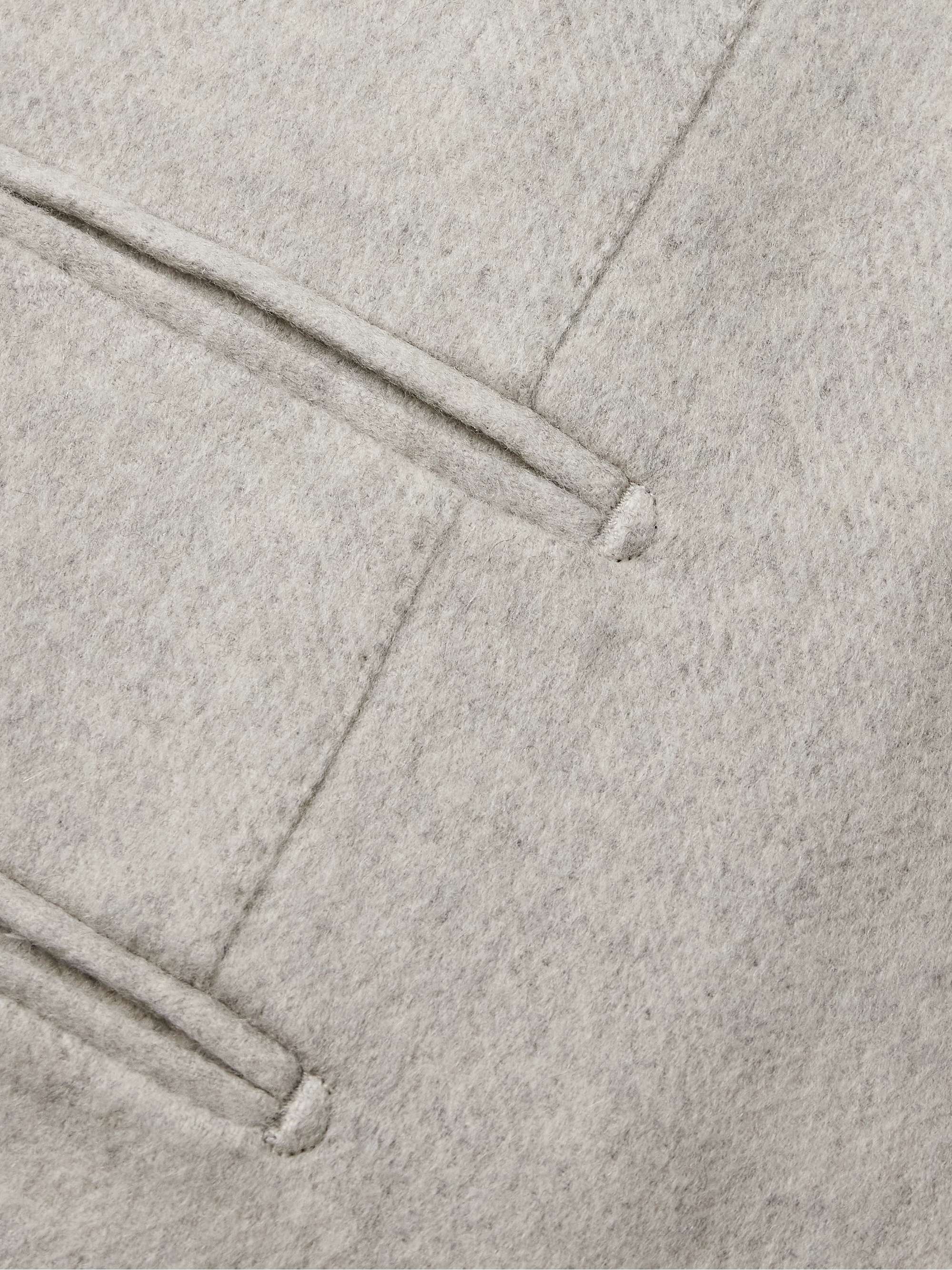 Herringbone Virgin Wool and Cashmere-Blend Overcoat view