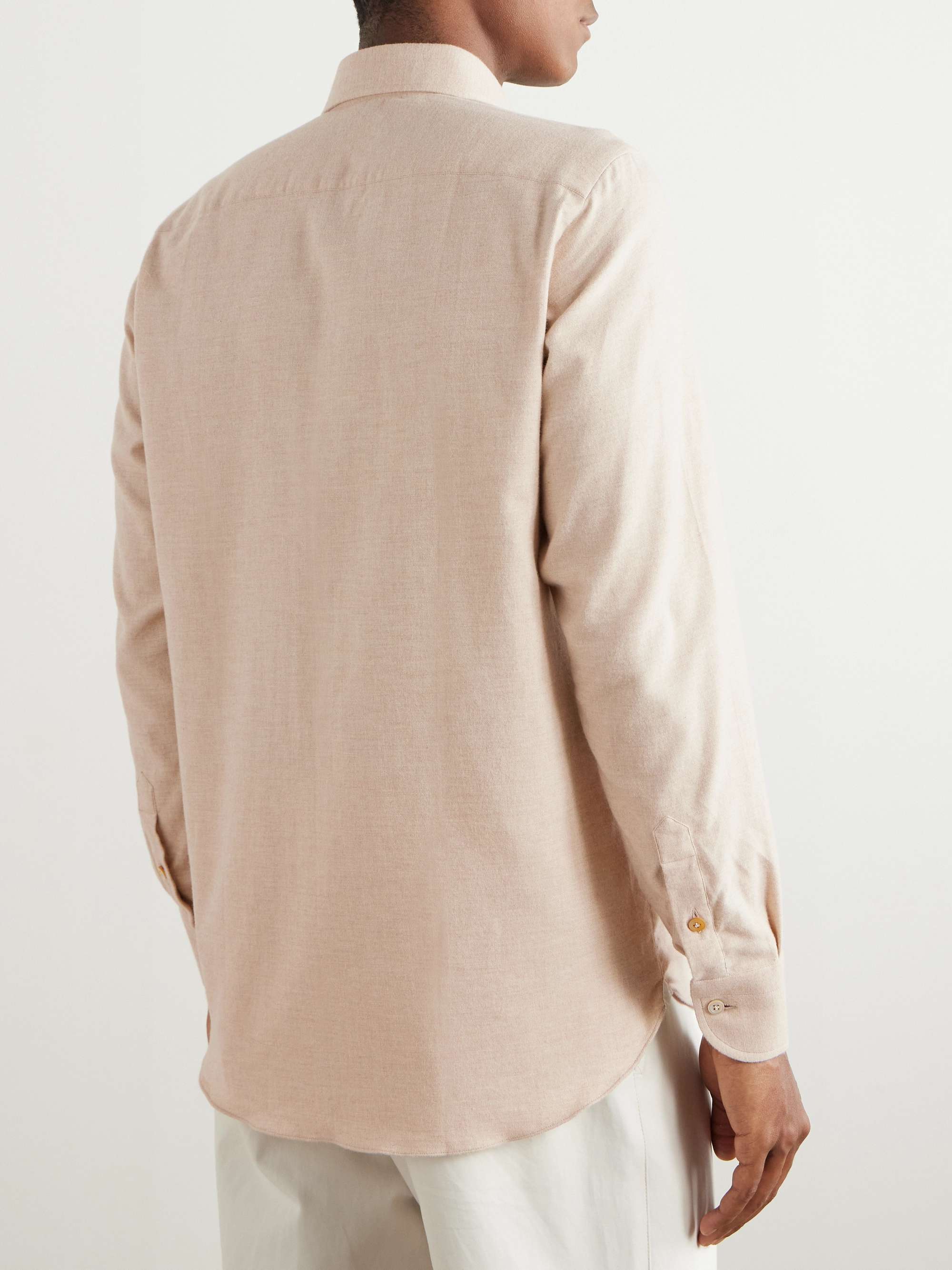 Brushed Virgin Wool-Twill Shirt view
