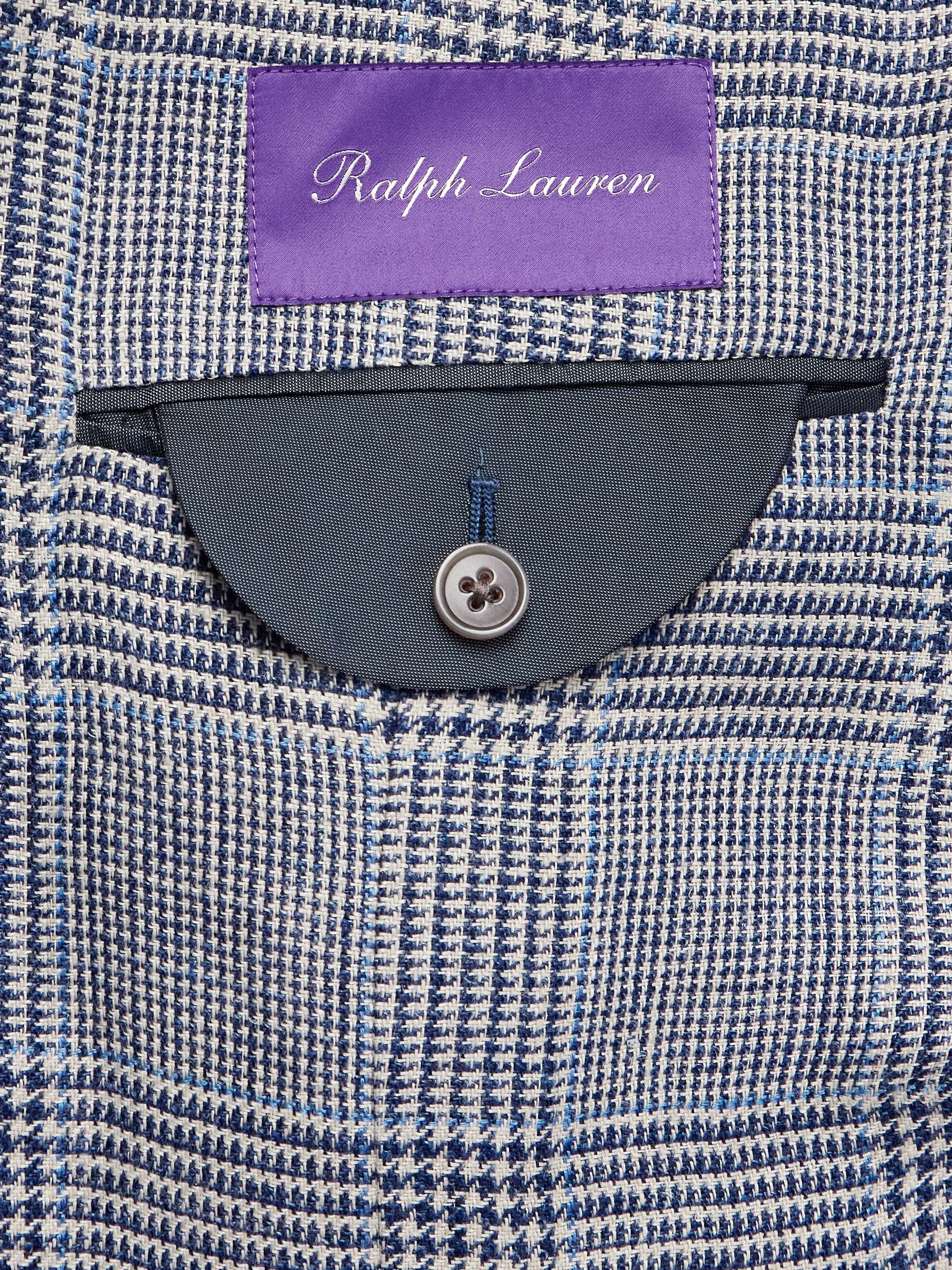 Prince of Wales Checked Linen Blazer view