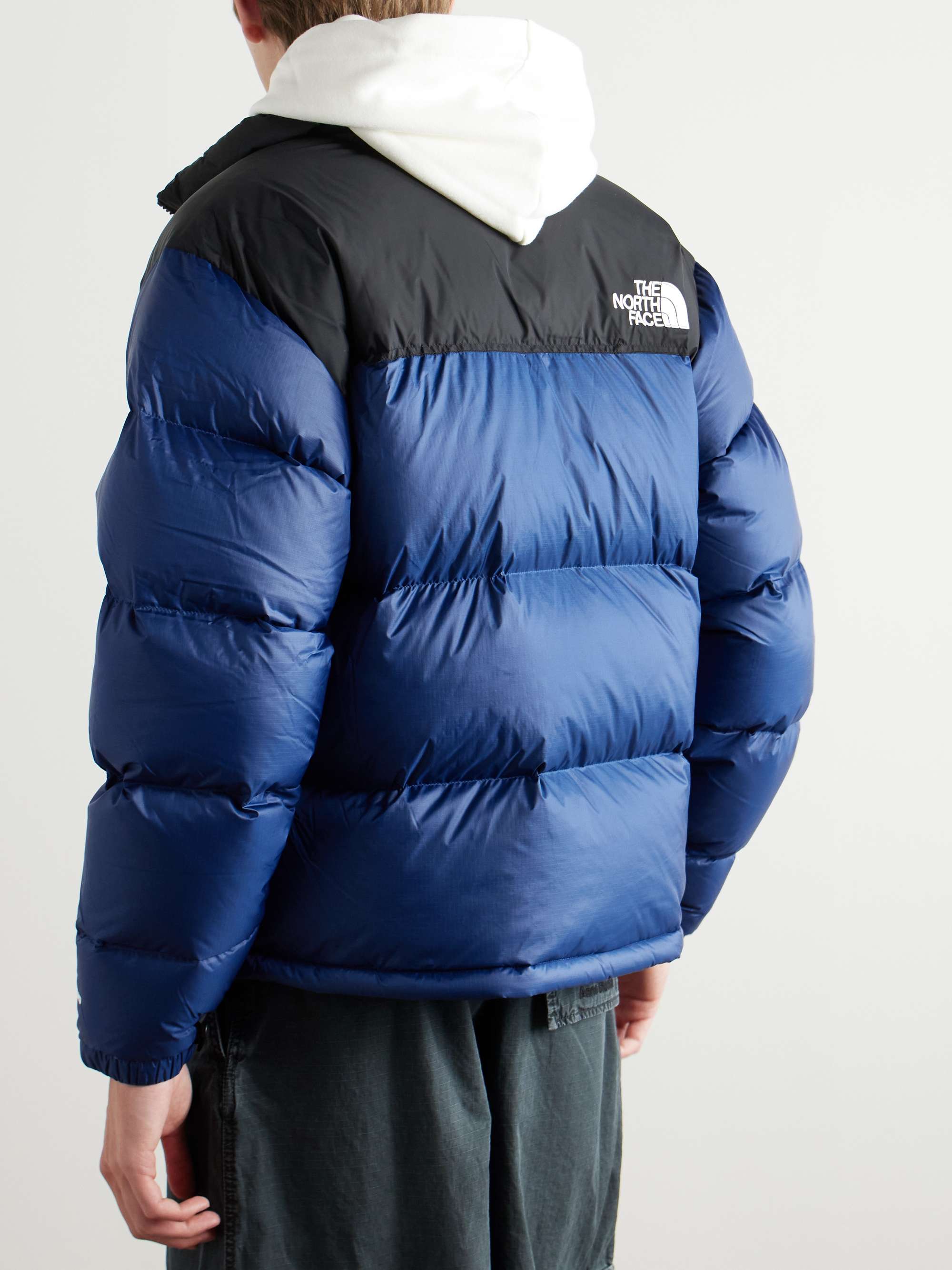 1996 Retro Nuptse Quilted Nylon-Ripstop Hooded Down Jacket view