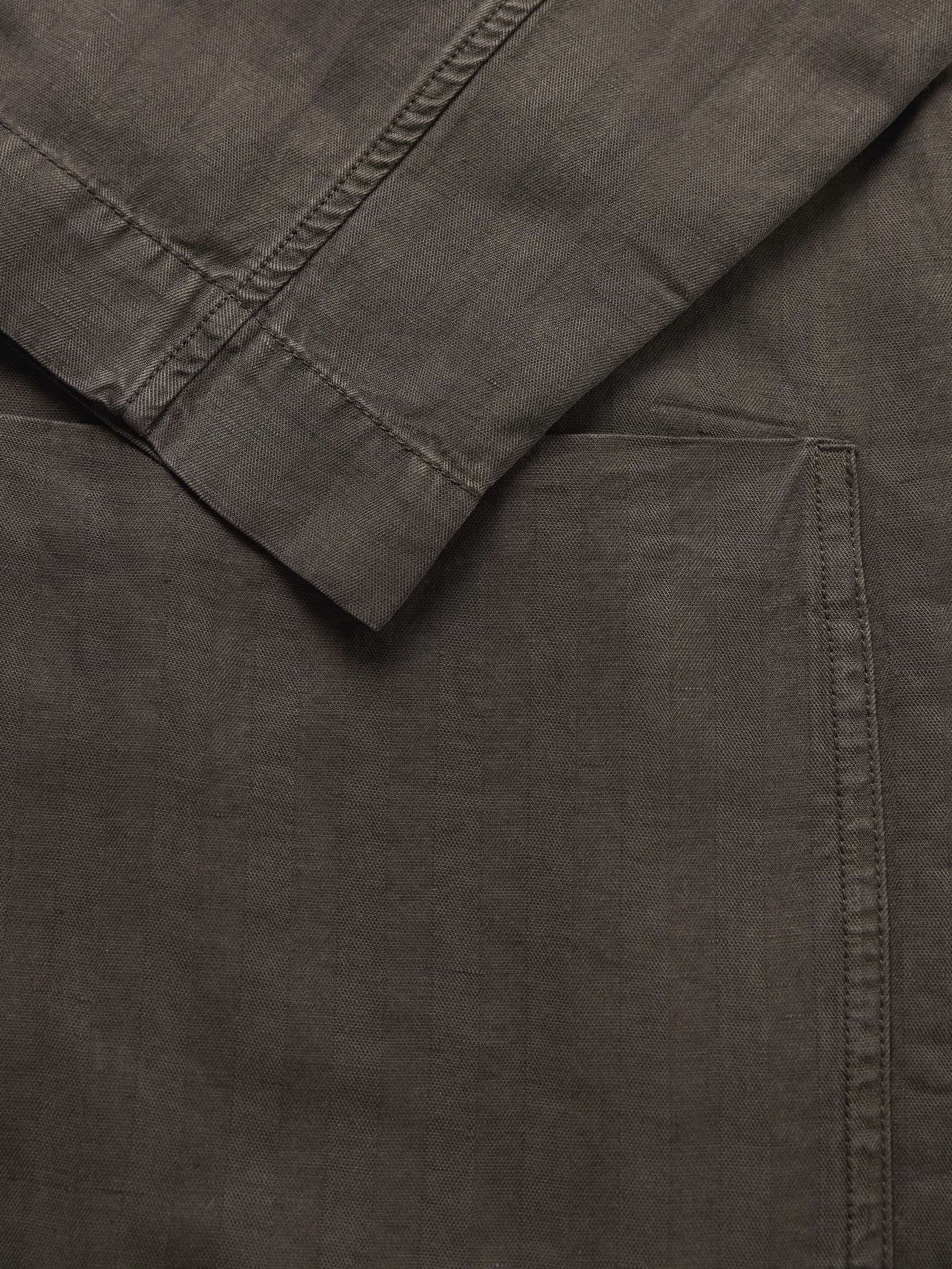 Lima Unstructured Lyocell, Linen and Cotton-Blend Blazer view
