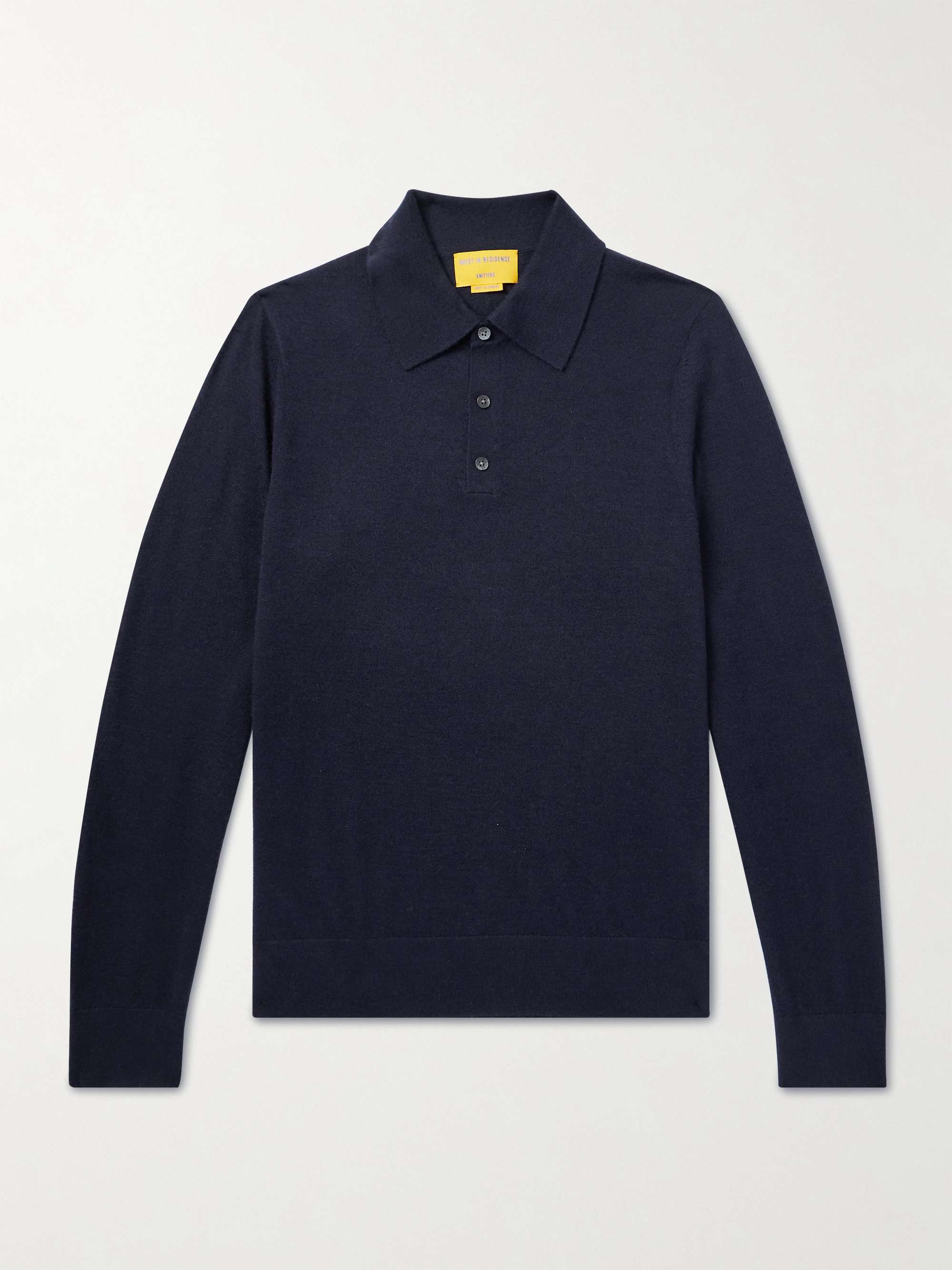 Airy Cashmere Polo Shirt view
