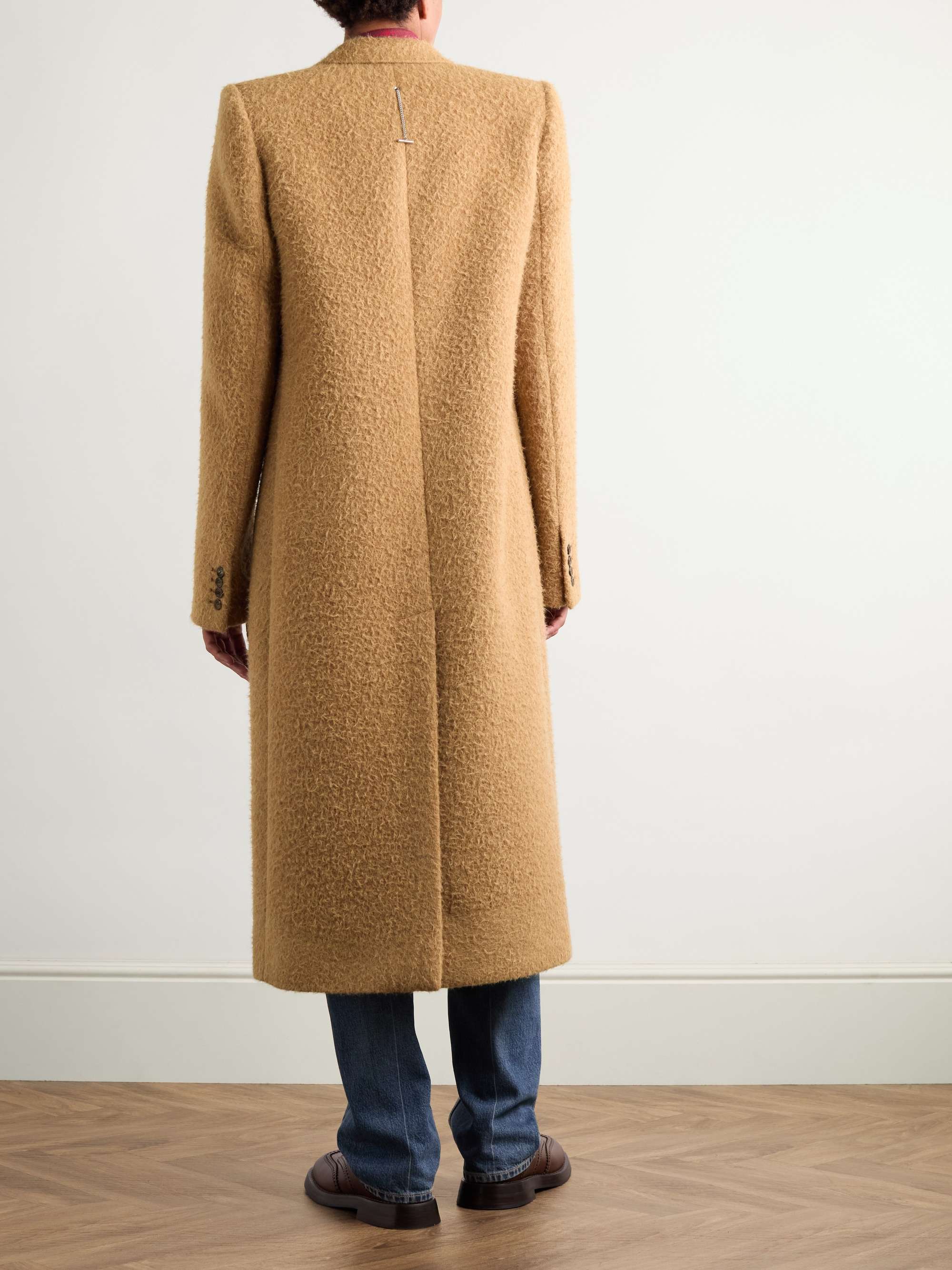 Brushed Llama-Blend Coat view