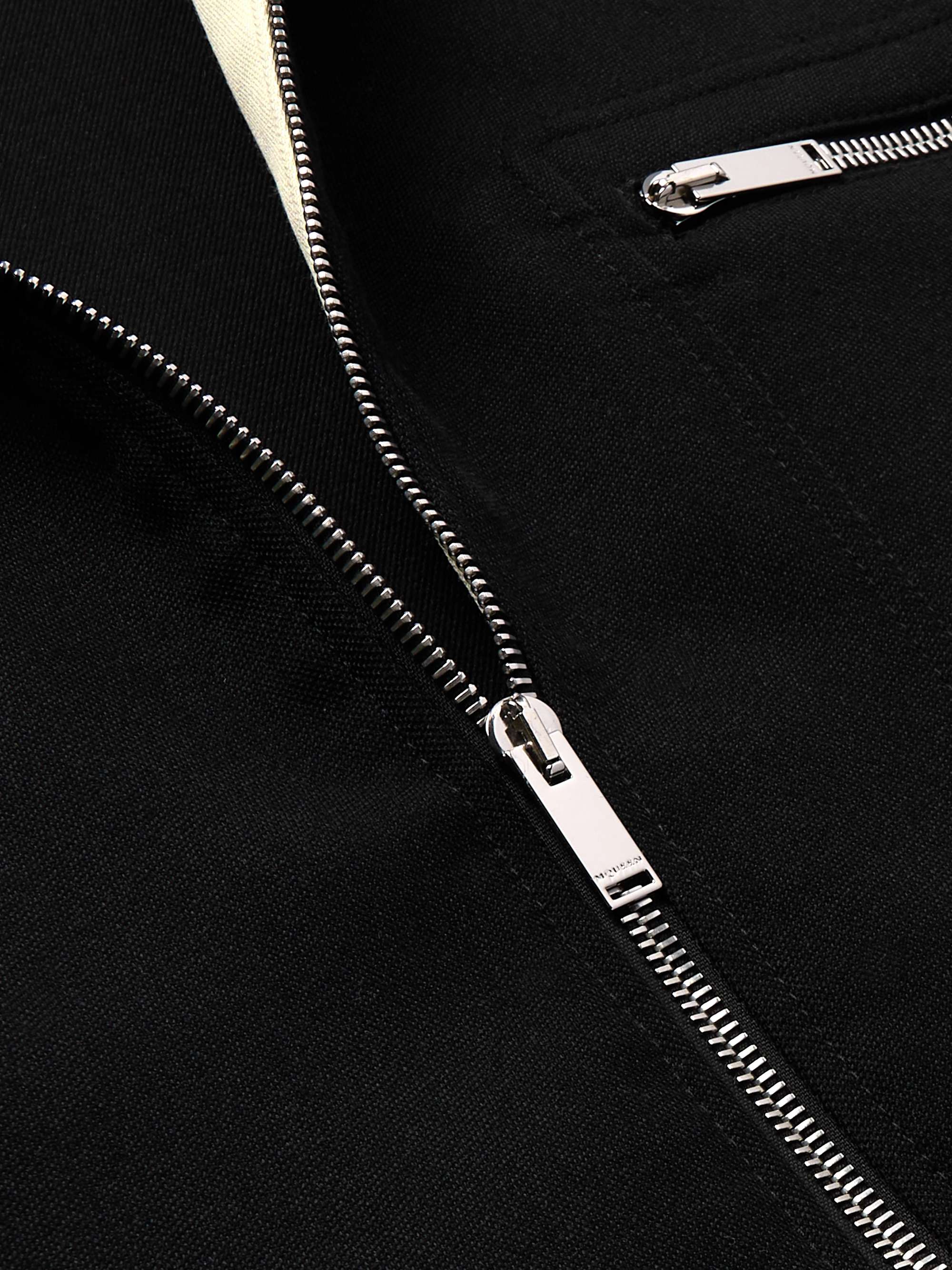 Logo-Embroidered Two-Tone Twill Track Jacket view