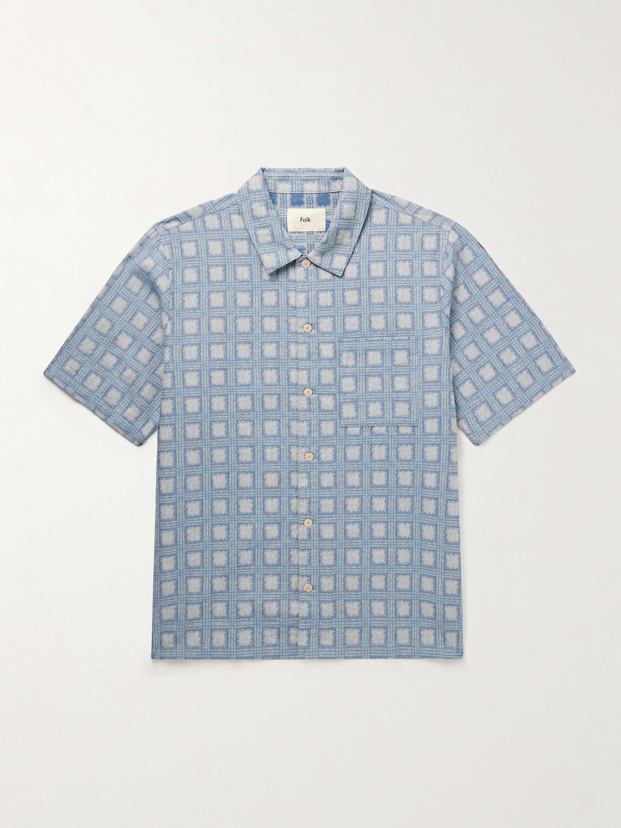 Gabe Cotton-Jacquard Shirt view