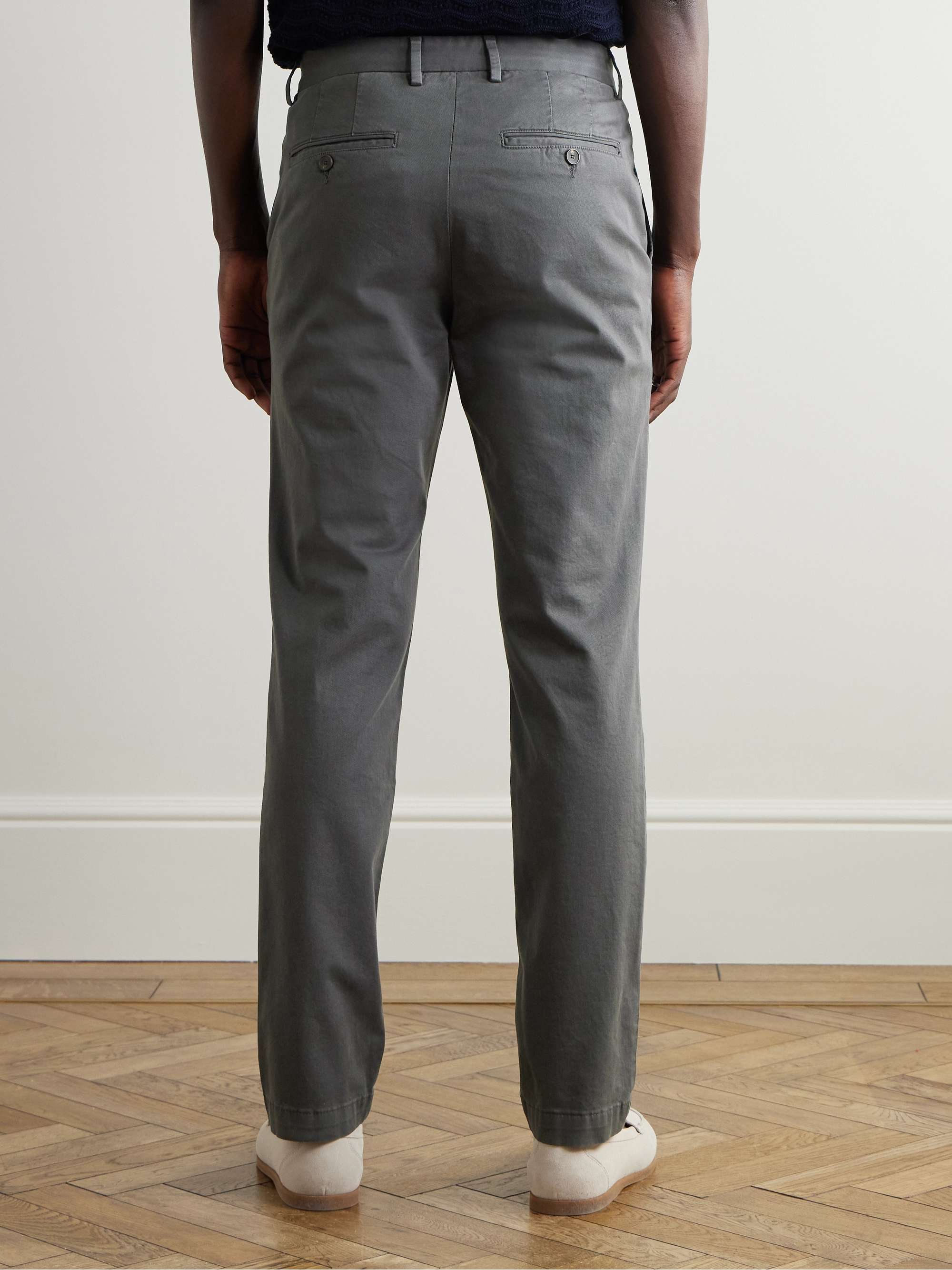 Slim-Fit Cotton-Twill Chinos view