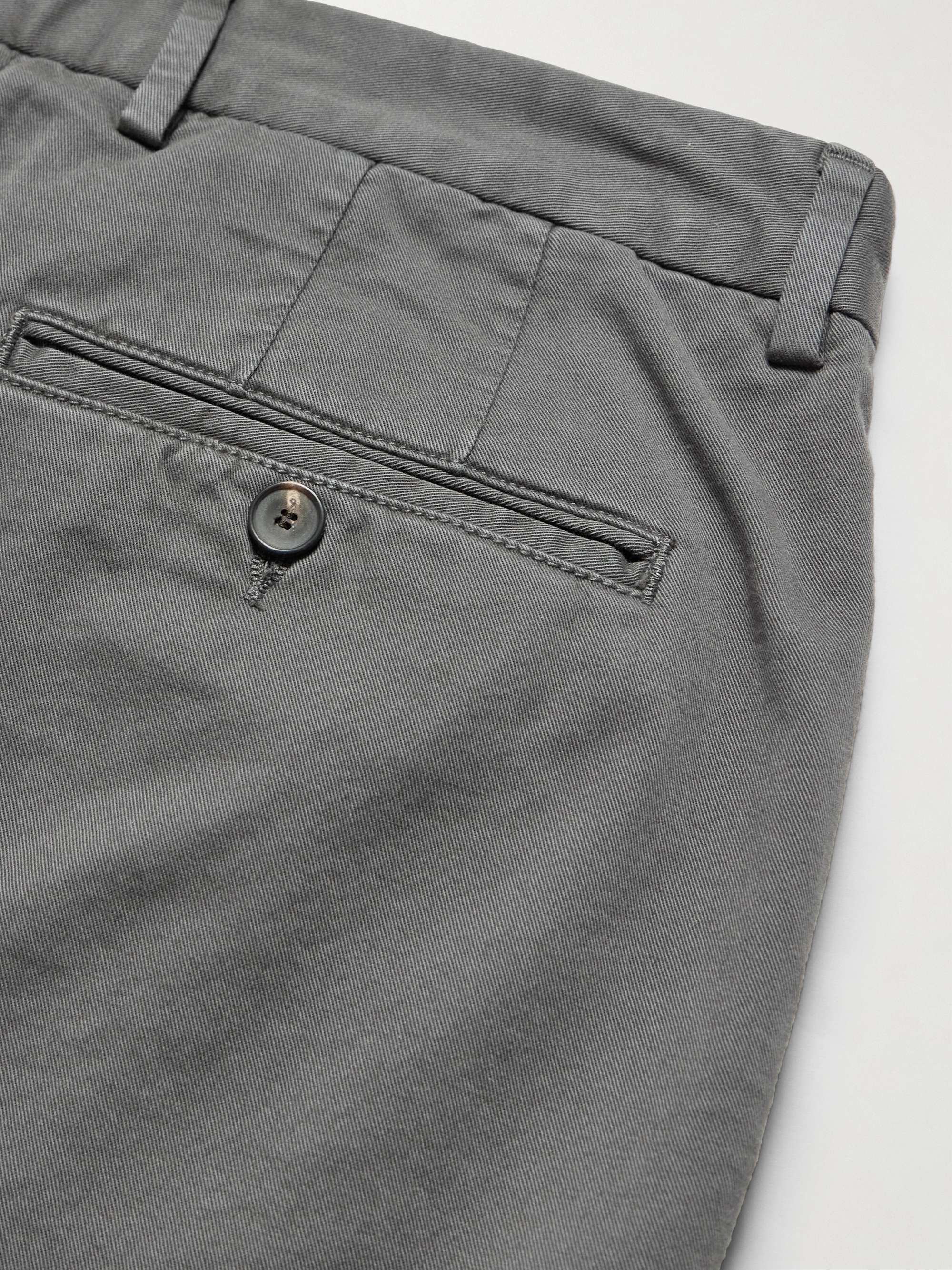 Slim-Fit Cotton-Twill Chinos view