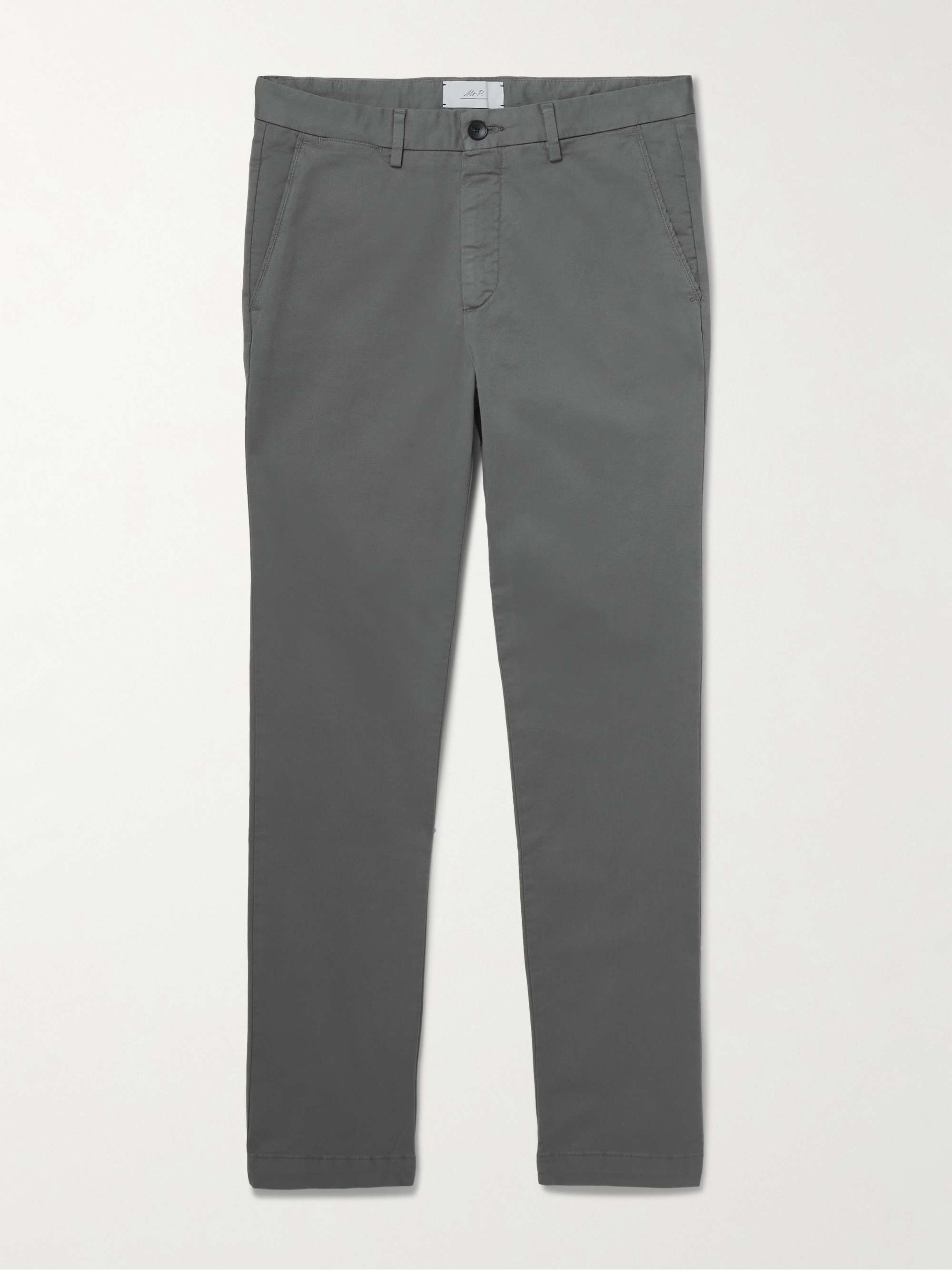 Slim-Fit Cotton-Twill Chinos view