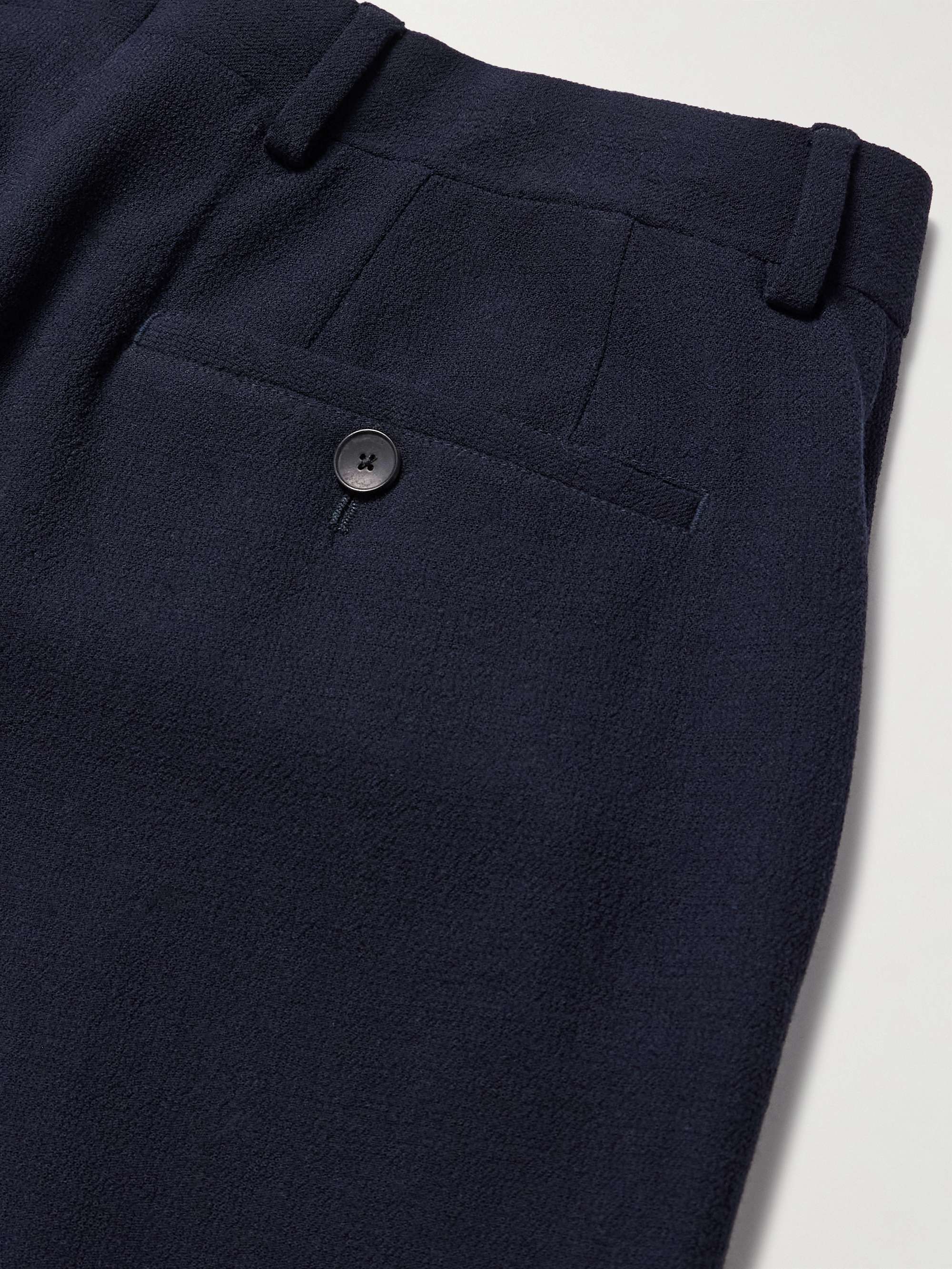 Arthur Wide-Leg Wool-Crepe Trousers view