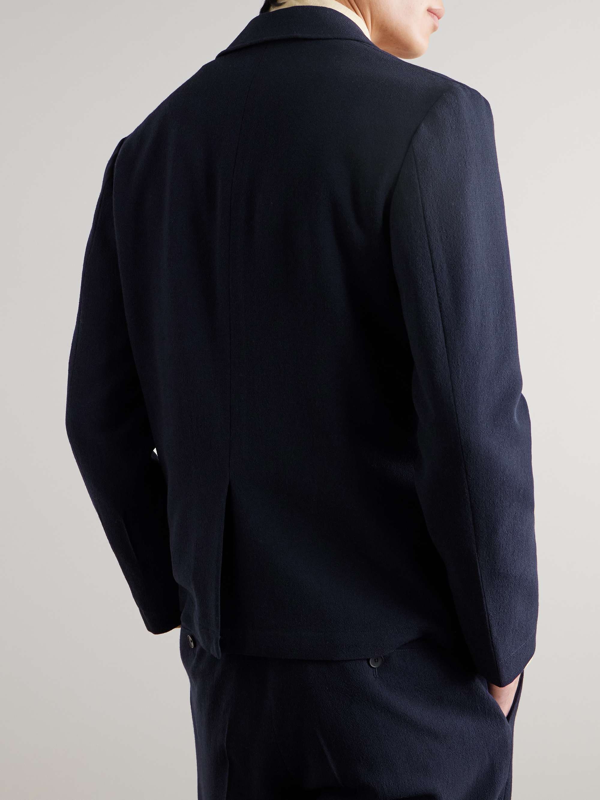 Wool-Crepe Chore Jacket view
