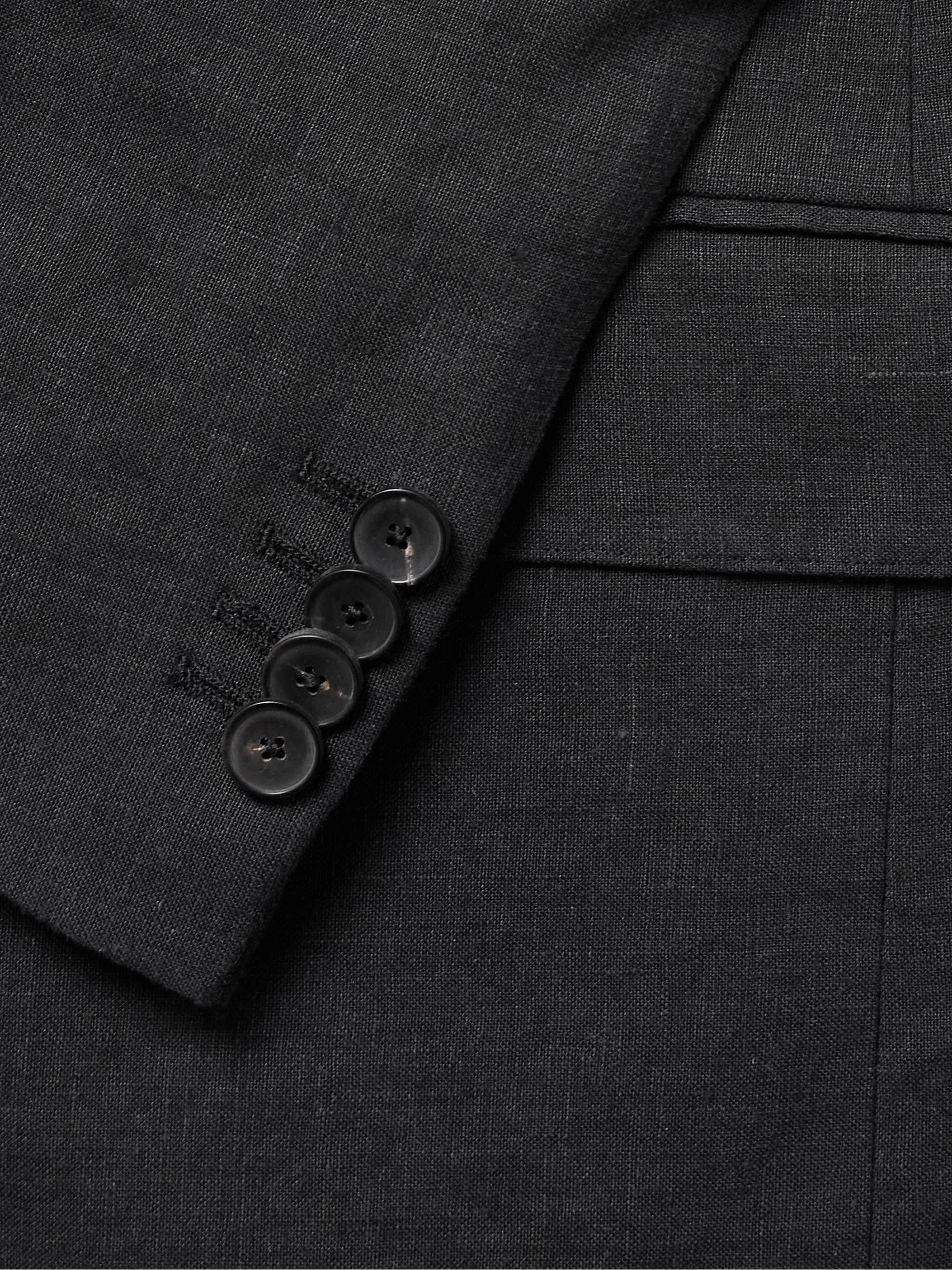 Regular-Fit Linen Suit Jacket view