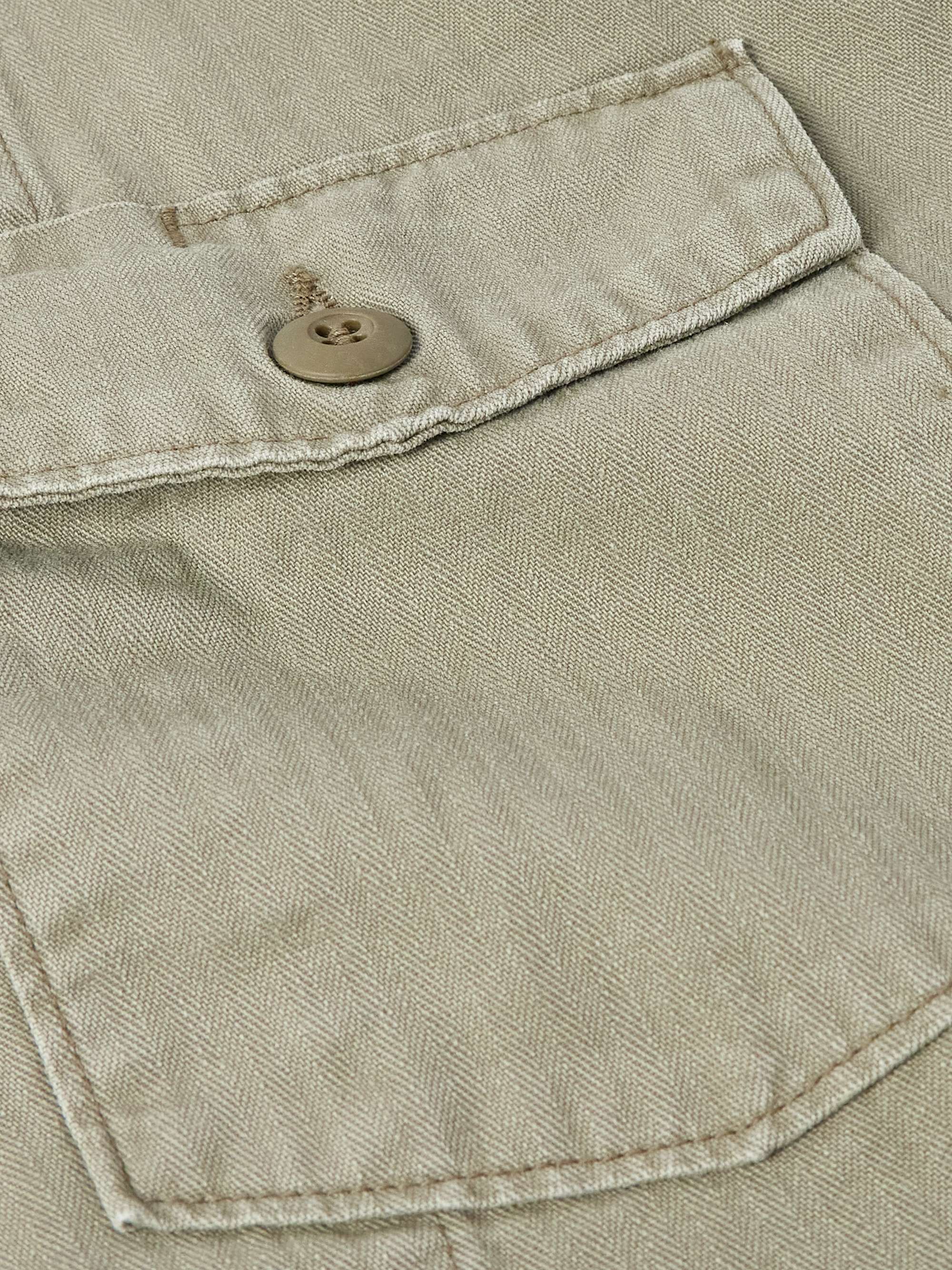 Herringbone Cotton-Canvas Shirt Jacket view