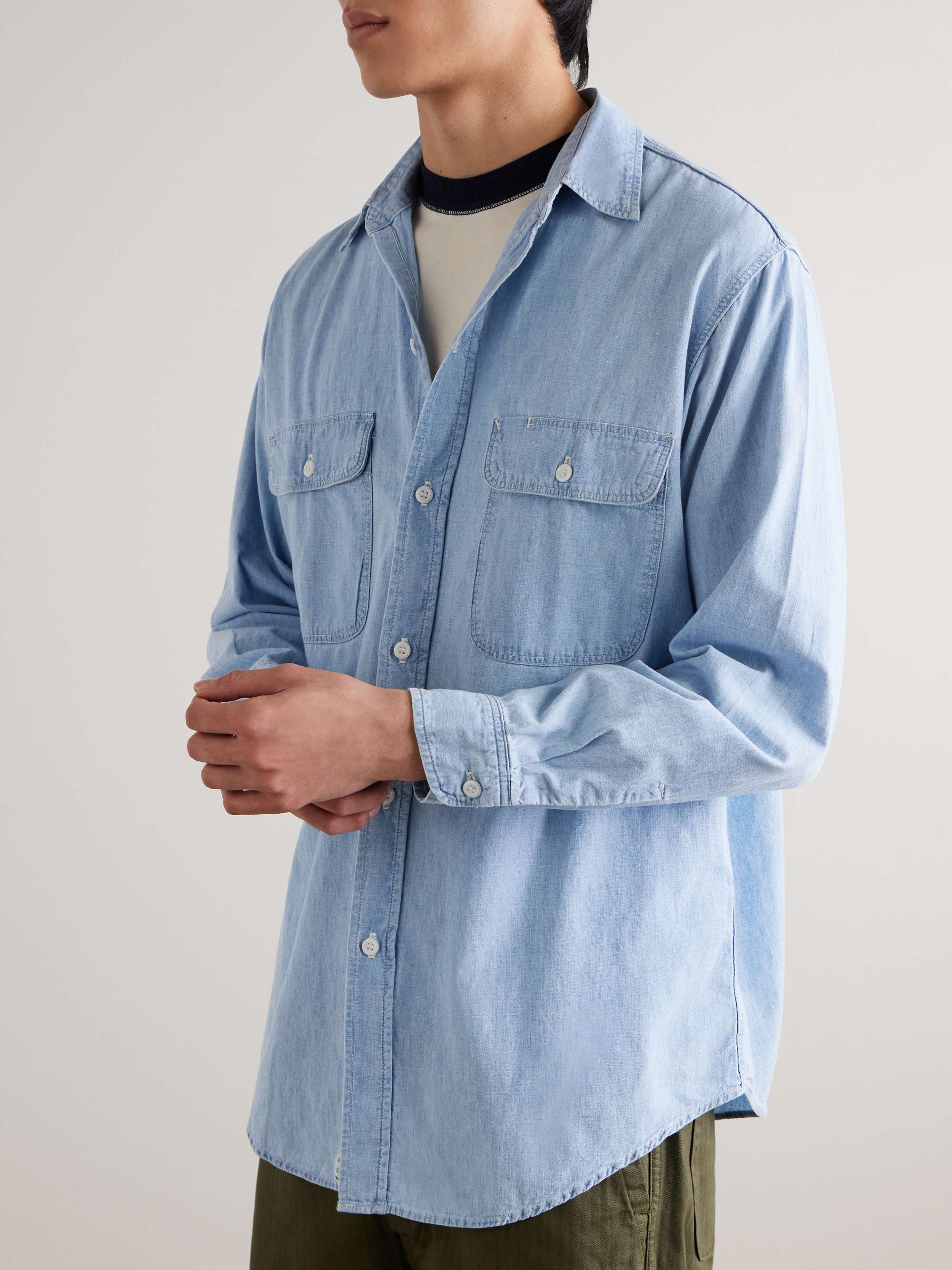 Cotton-Chambray Shirt view