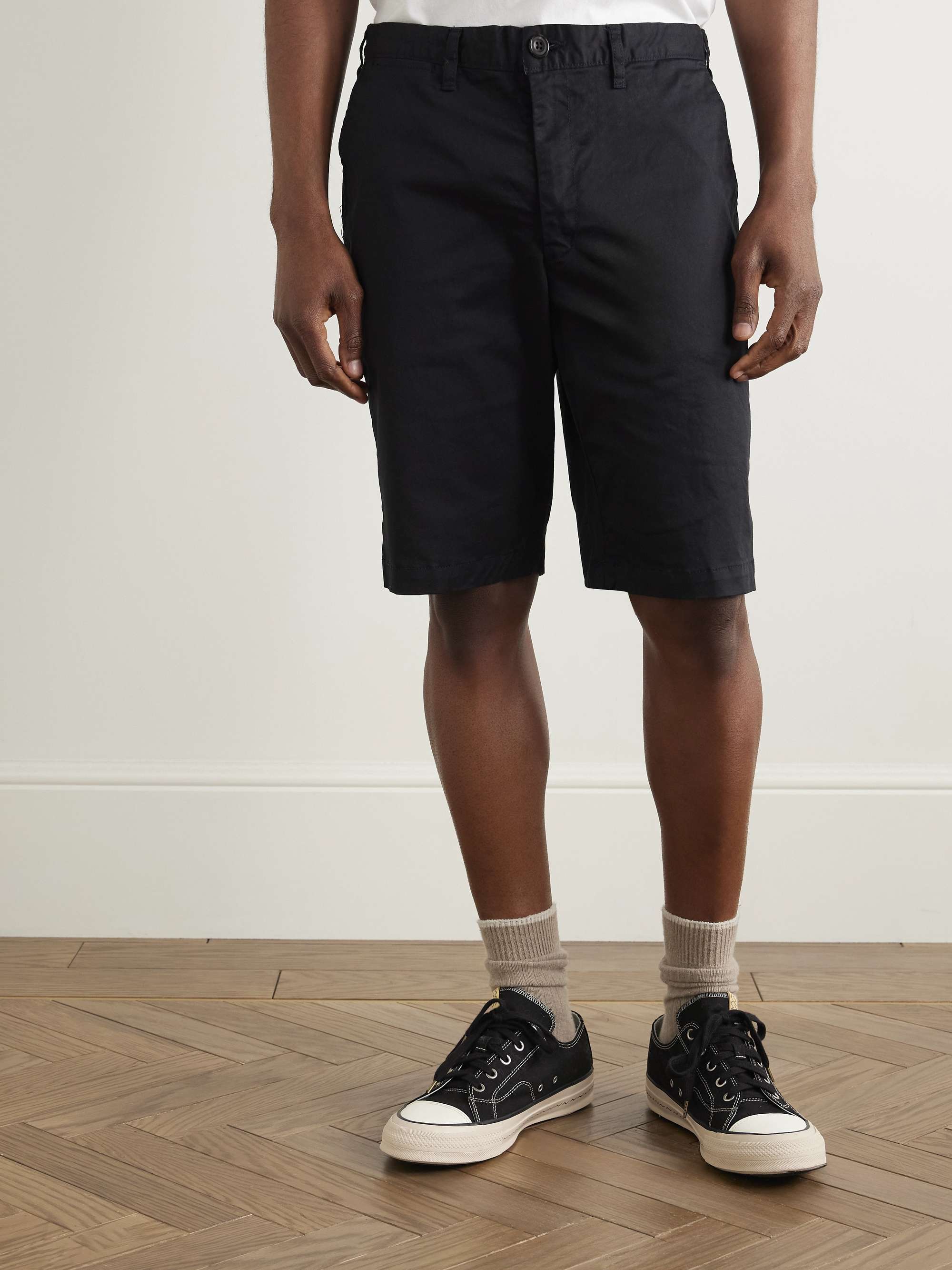 Ivy Slim-Fit Cotton-Blend Twill Shorts view