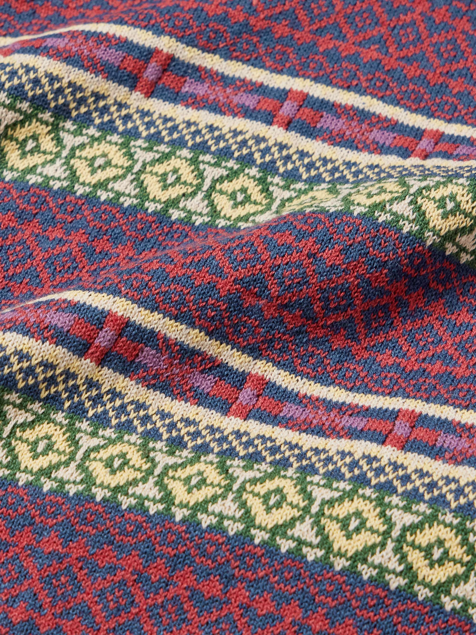 Fair Isle Linen and Cotton-Blend Sweater Vest view