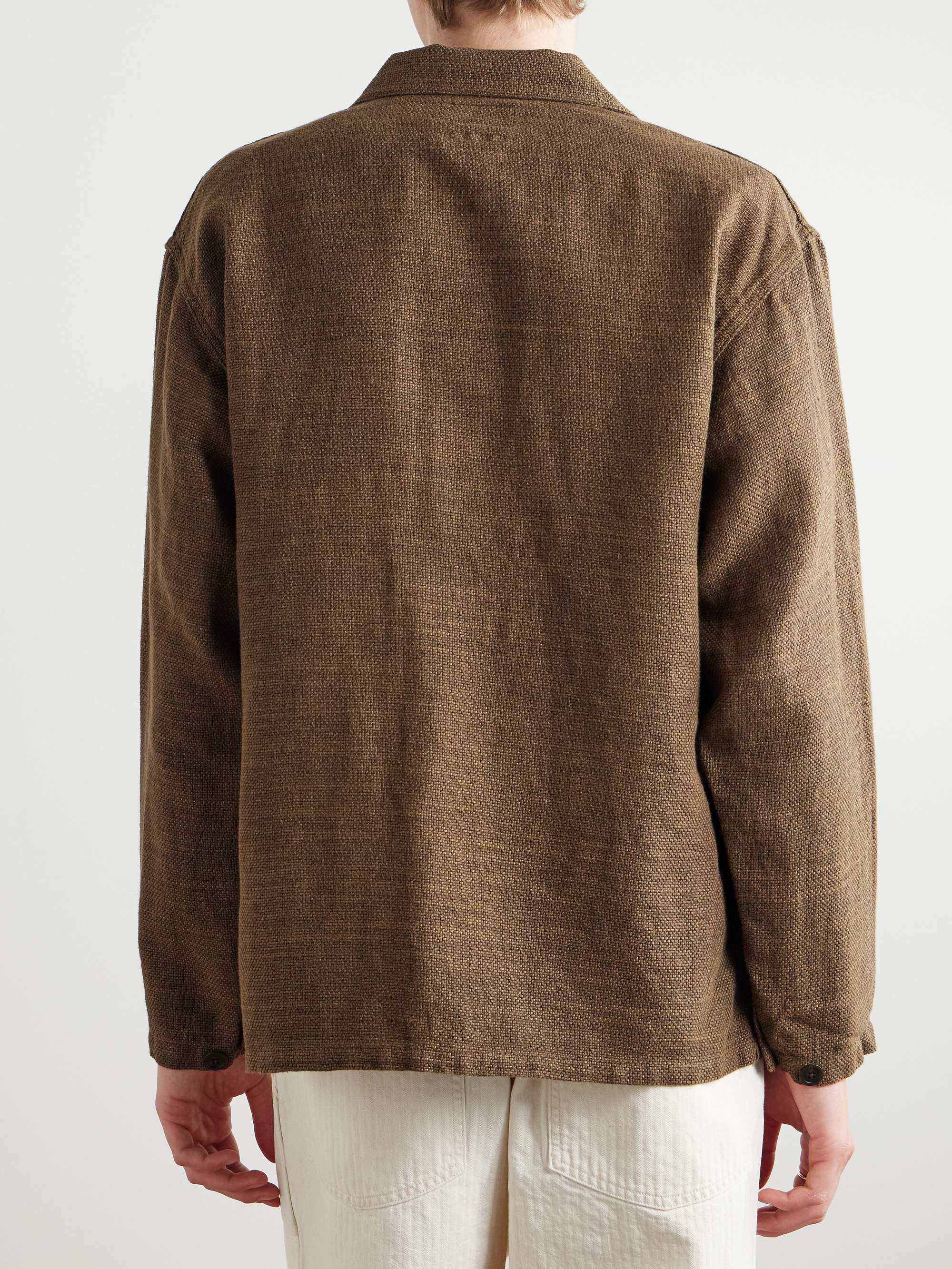 Mil Linen and Cotton-Blend Chore Jacket view