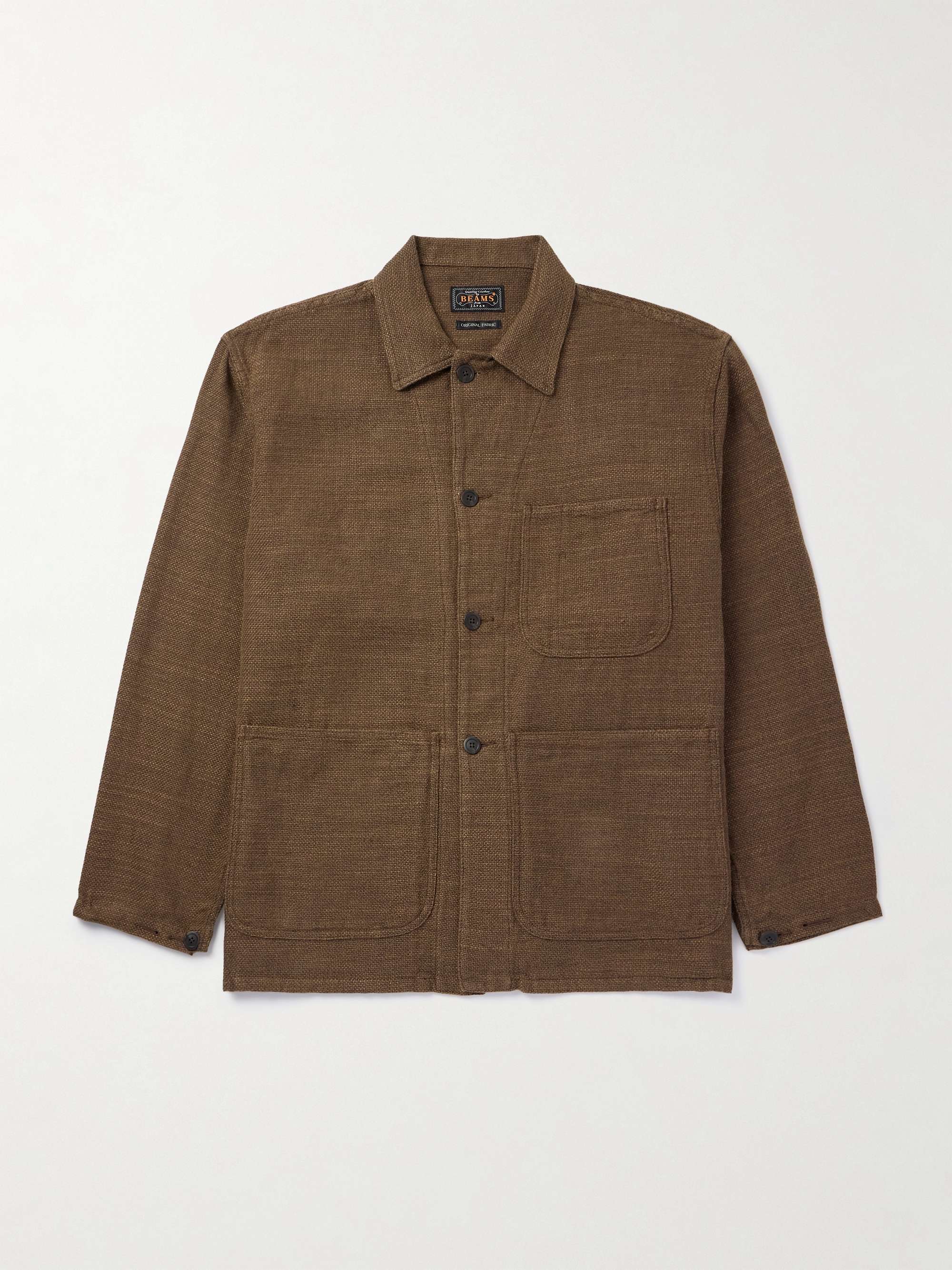Mil Linen and Cotton-Blend Chore Jacket view