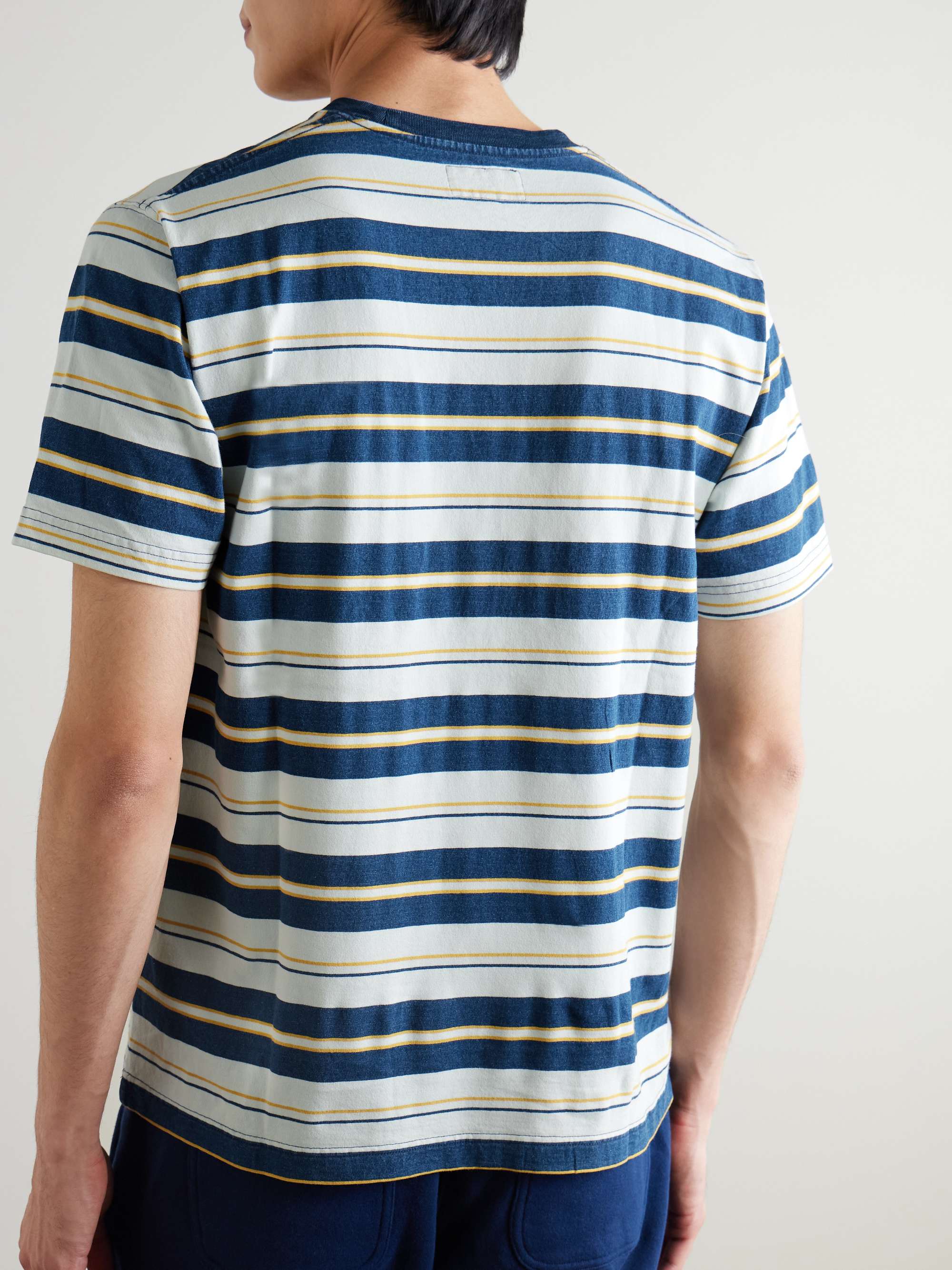 Striped Cotton-Jersey T-Shirt view