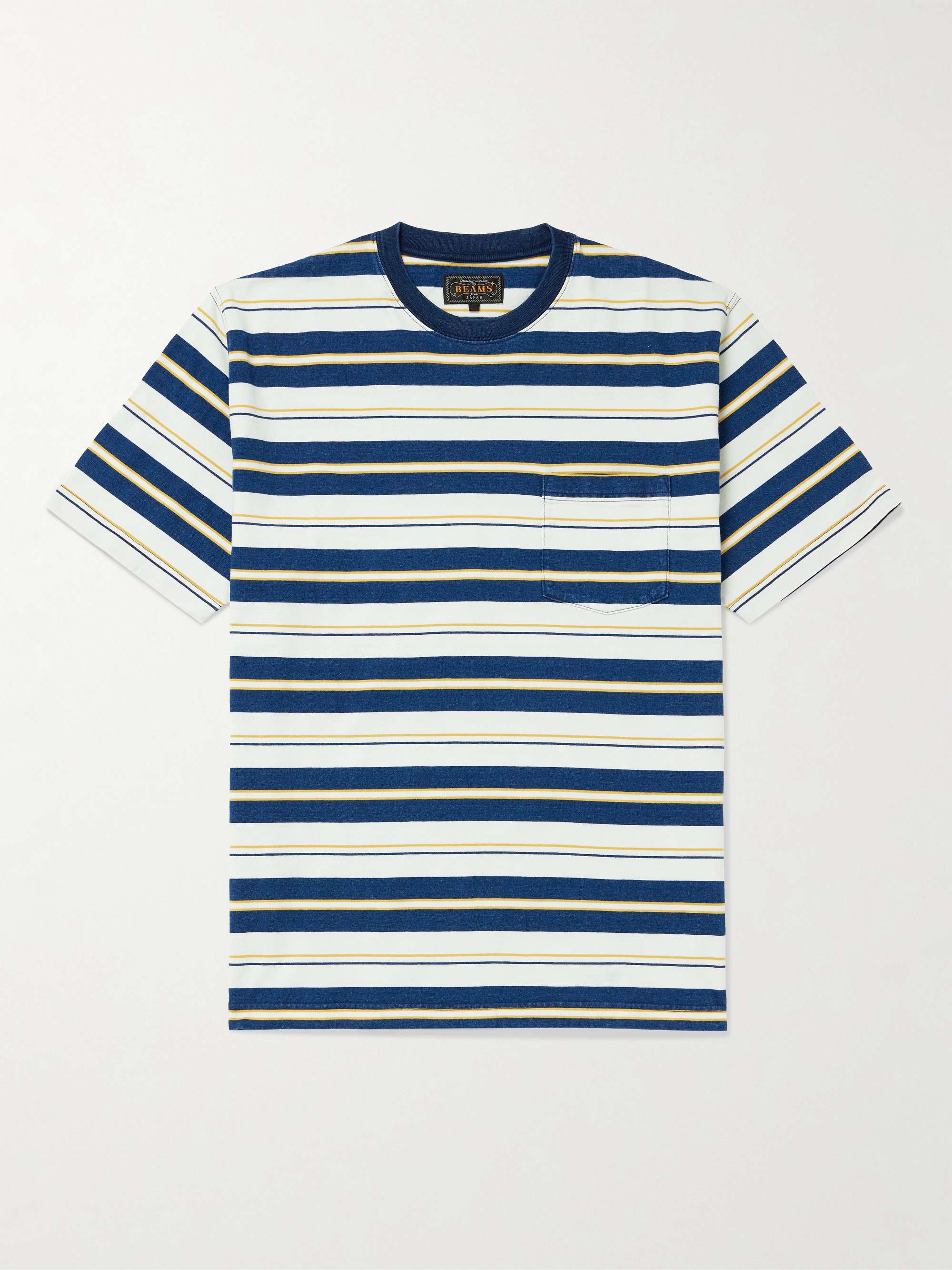 Striped Cotton-Jersey T-Shirt view