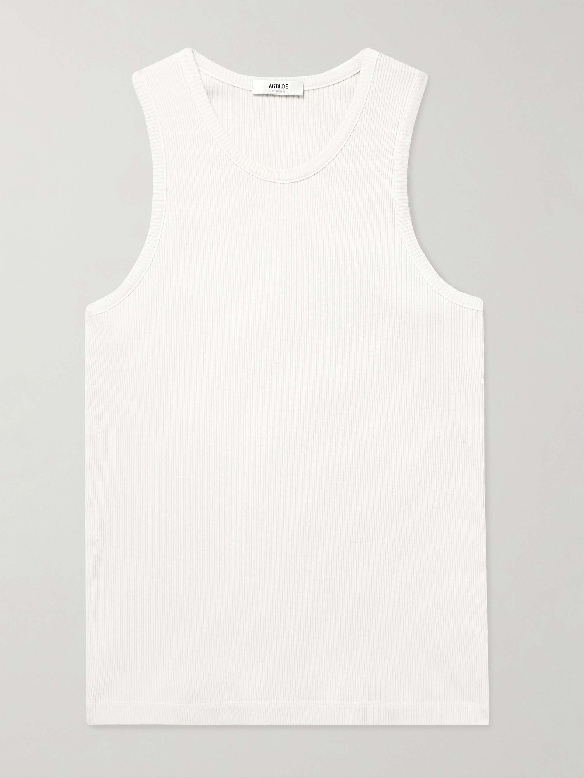 Viggo Ribbed Stretch Organic Cotton and TENCEL™ Lyocell-Blend Tank Top view