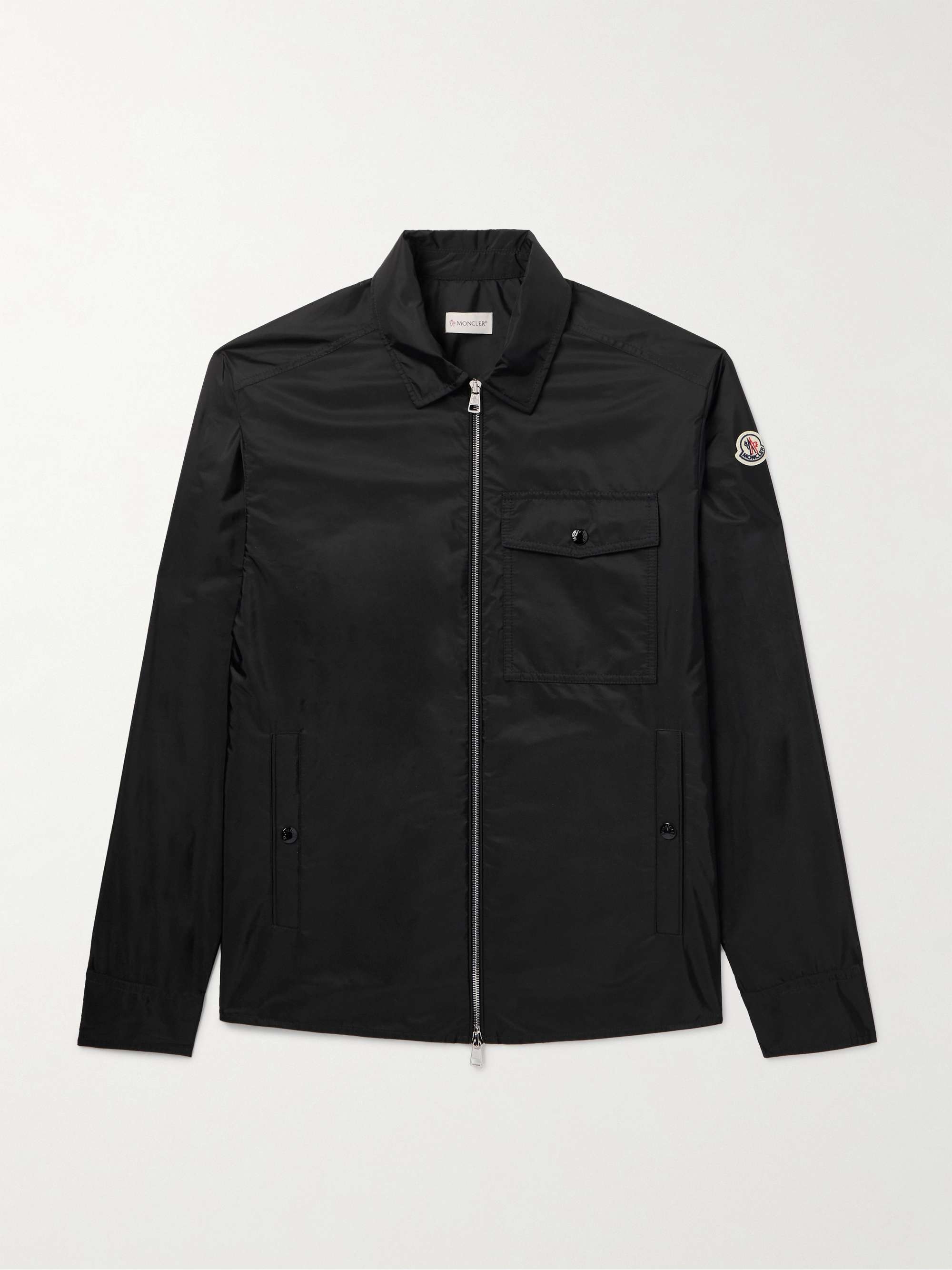 Logo-Appliquéd Nylon Overshirt view