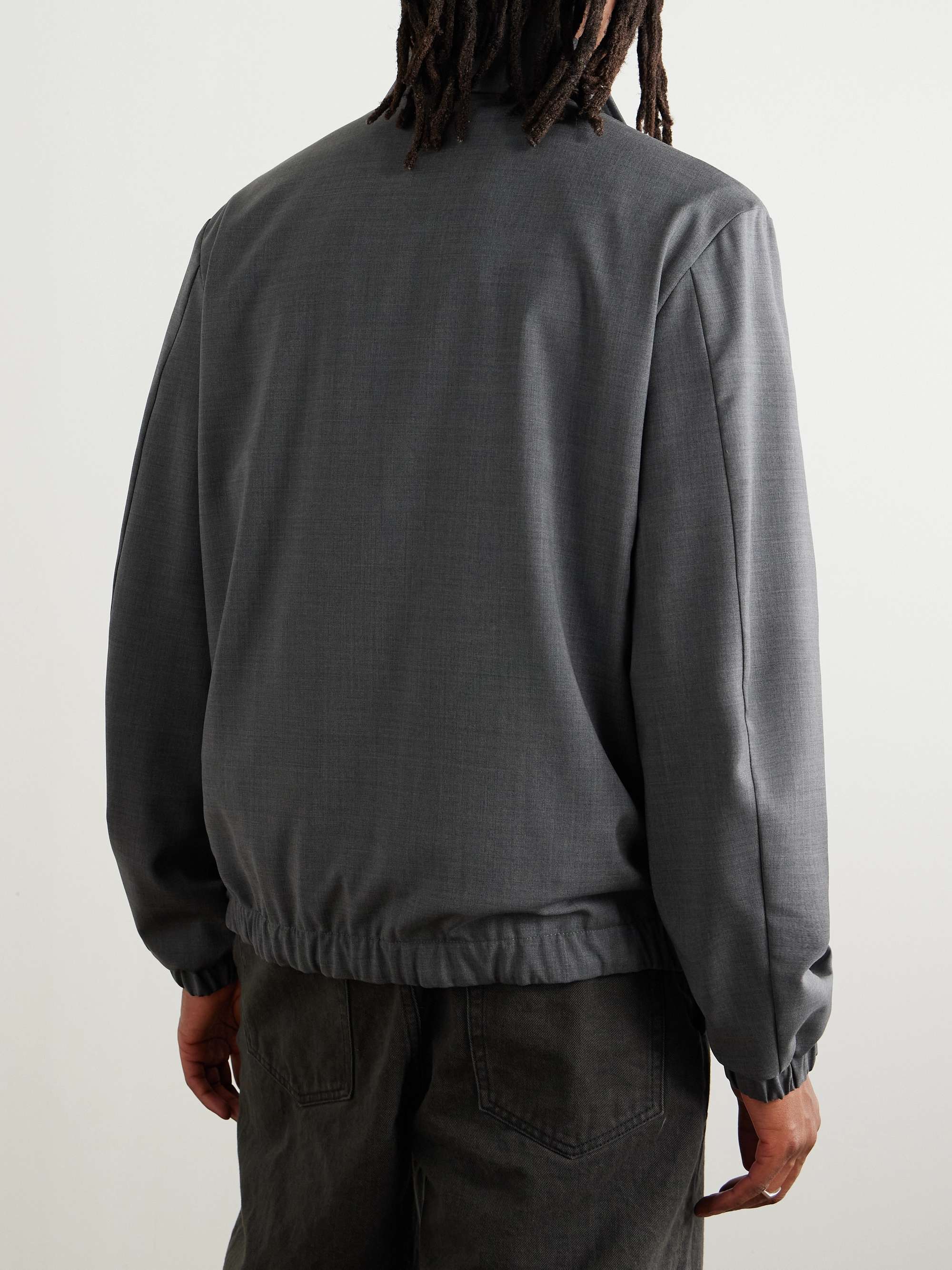 Malavat Logo-Appliquéd Wool Jacket view