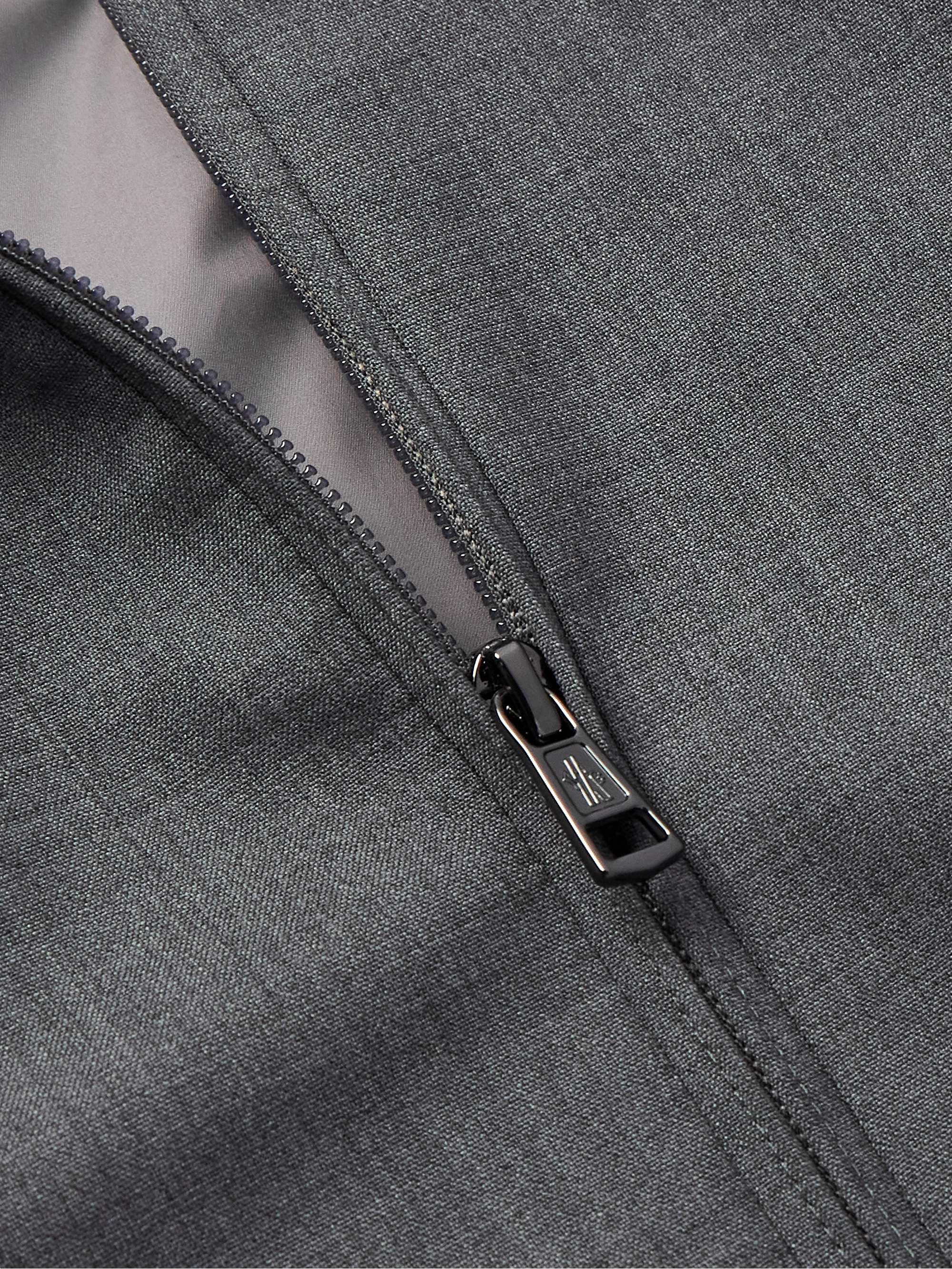 Malavat Logo-Appliquéd Wool Jacket view