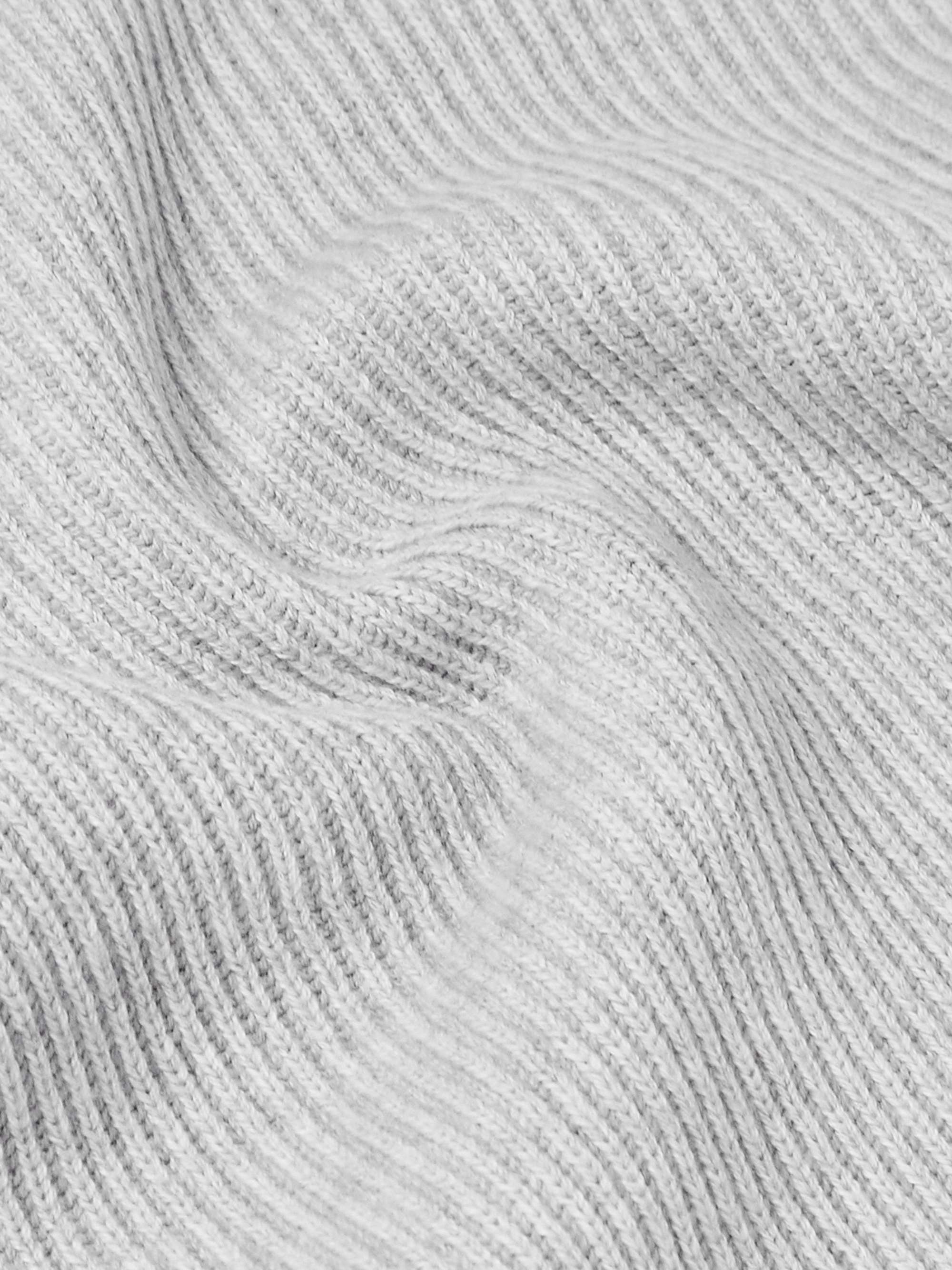Ribbed Cotton and Cashmere-Blend Sweater view
