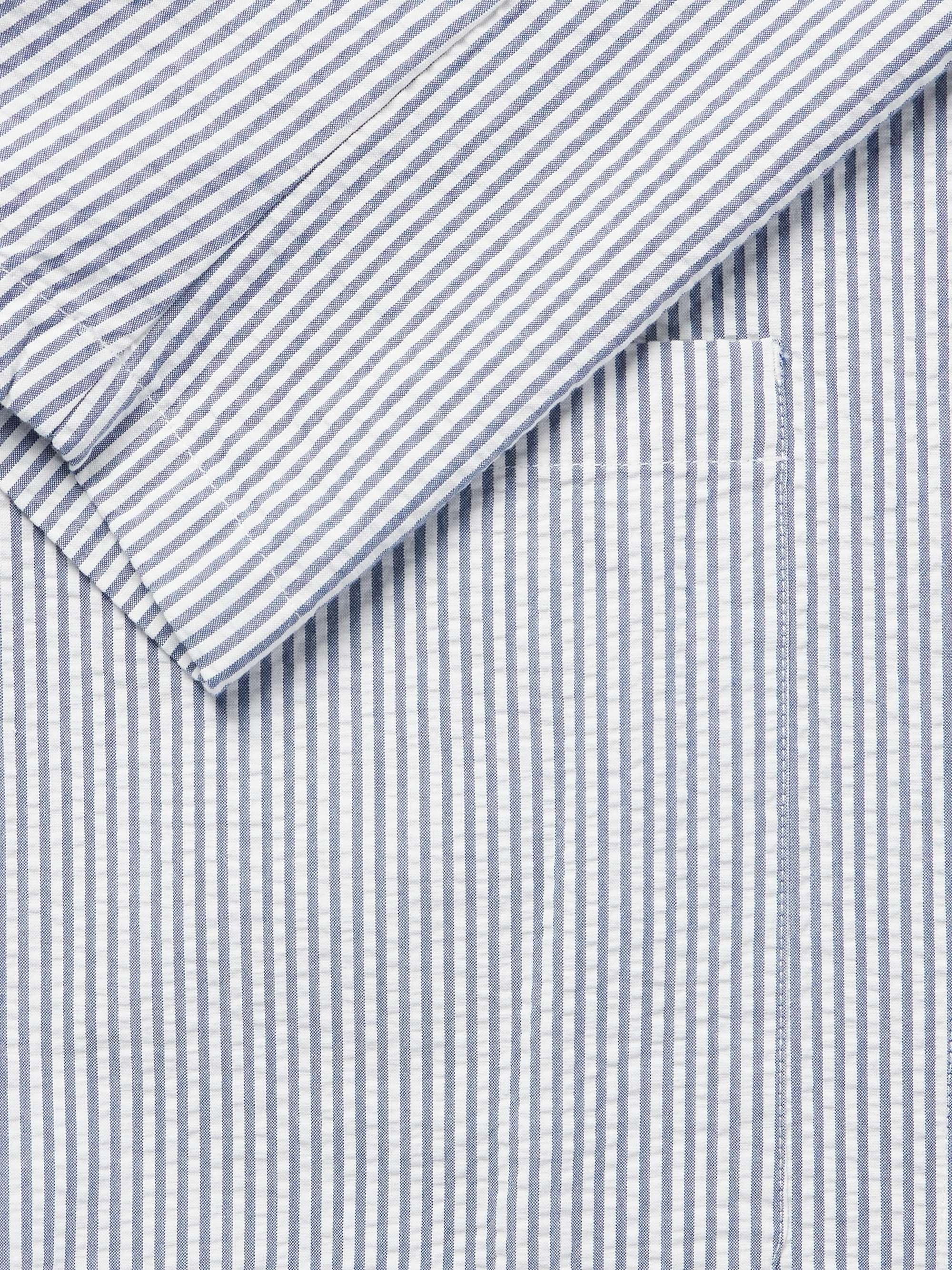Jobby Unstructured Striped Cotton-Seersucker Blazer view