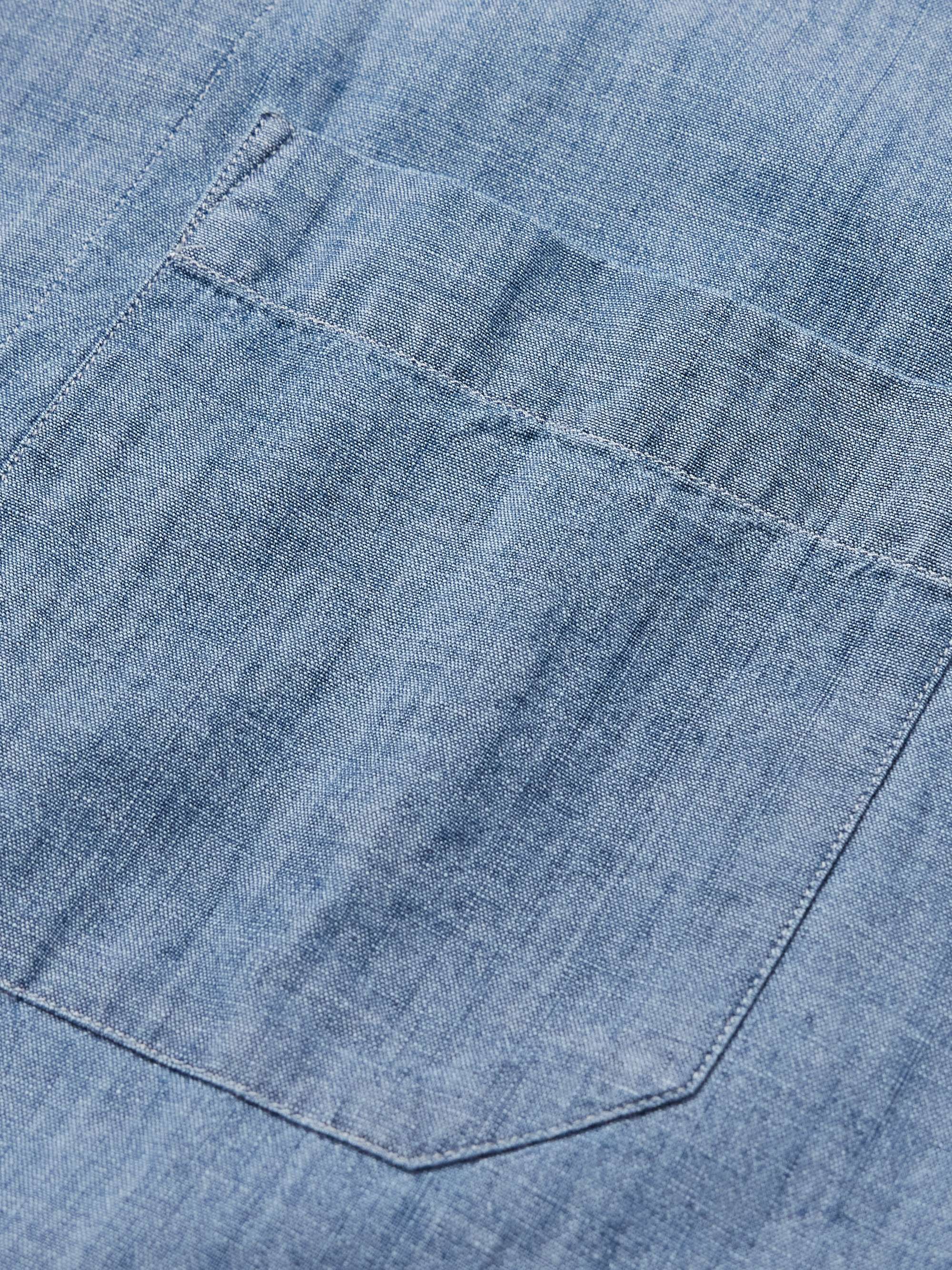 Perry Cotton-Chambray Overshirt view
