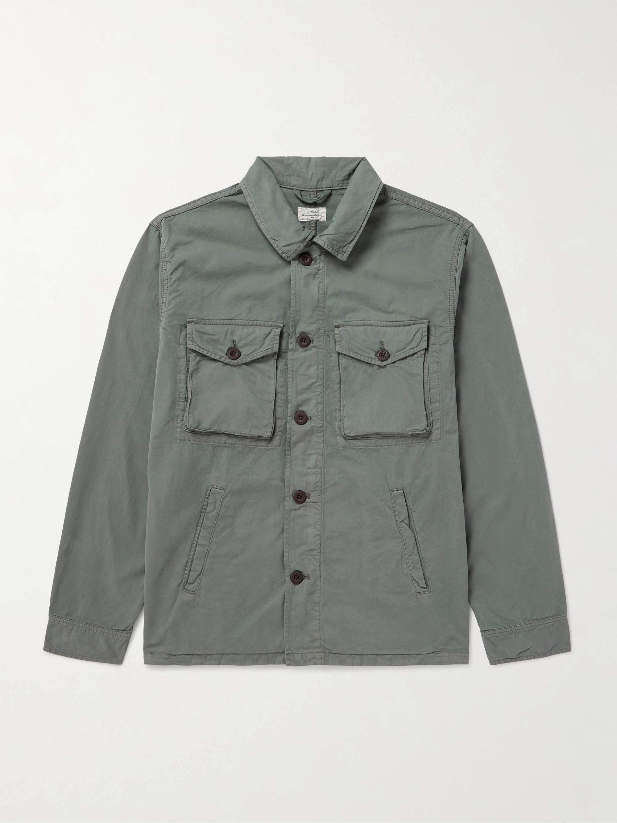 Jonah Cotton-Drill Overshirt view