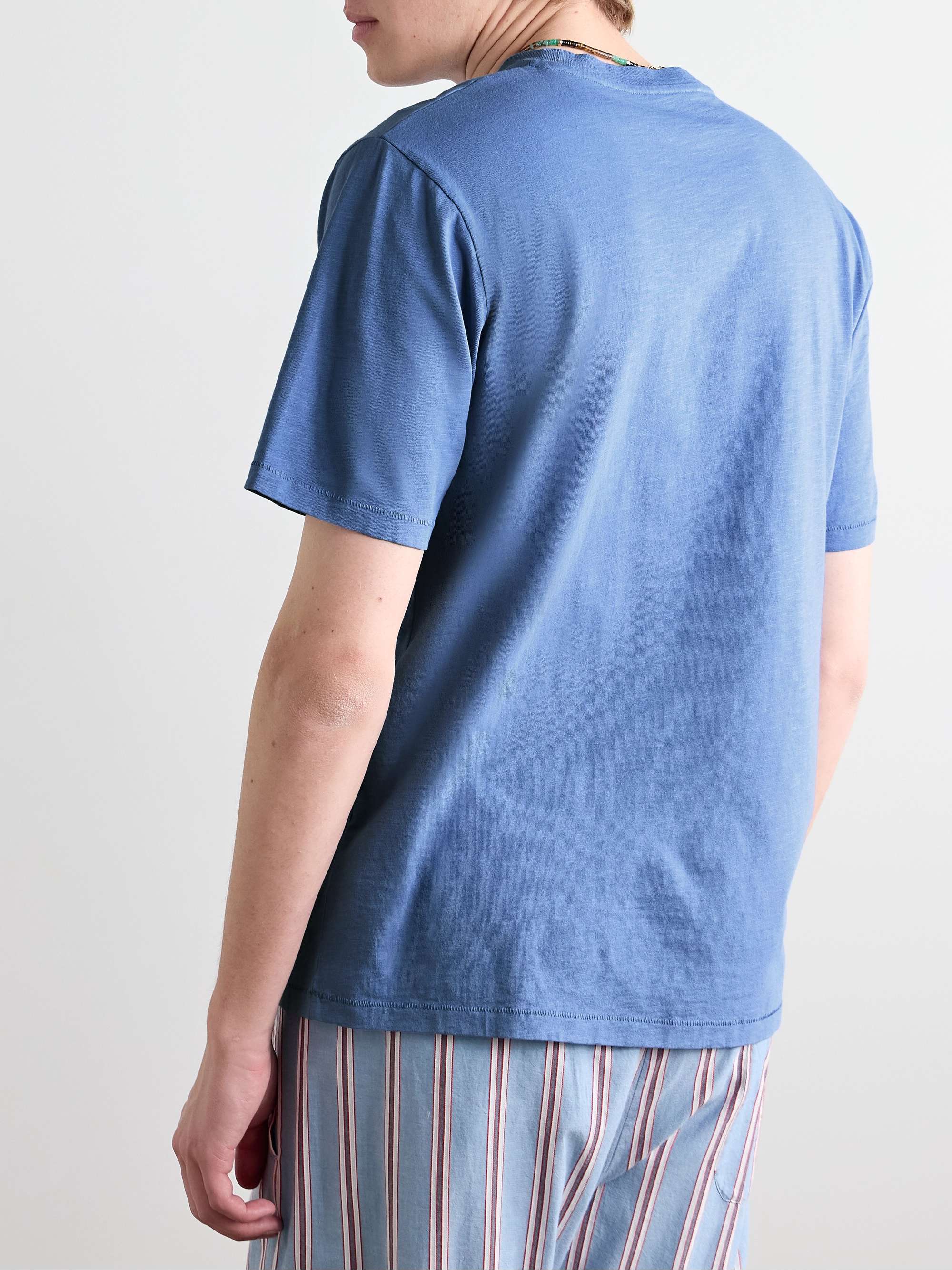 Surf Mania Printed Garment-Dyed Cotton-Jersey T-Shirt view