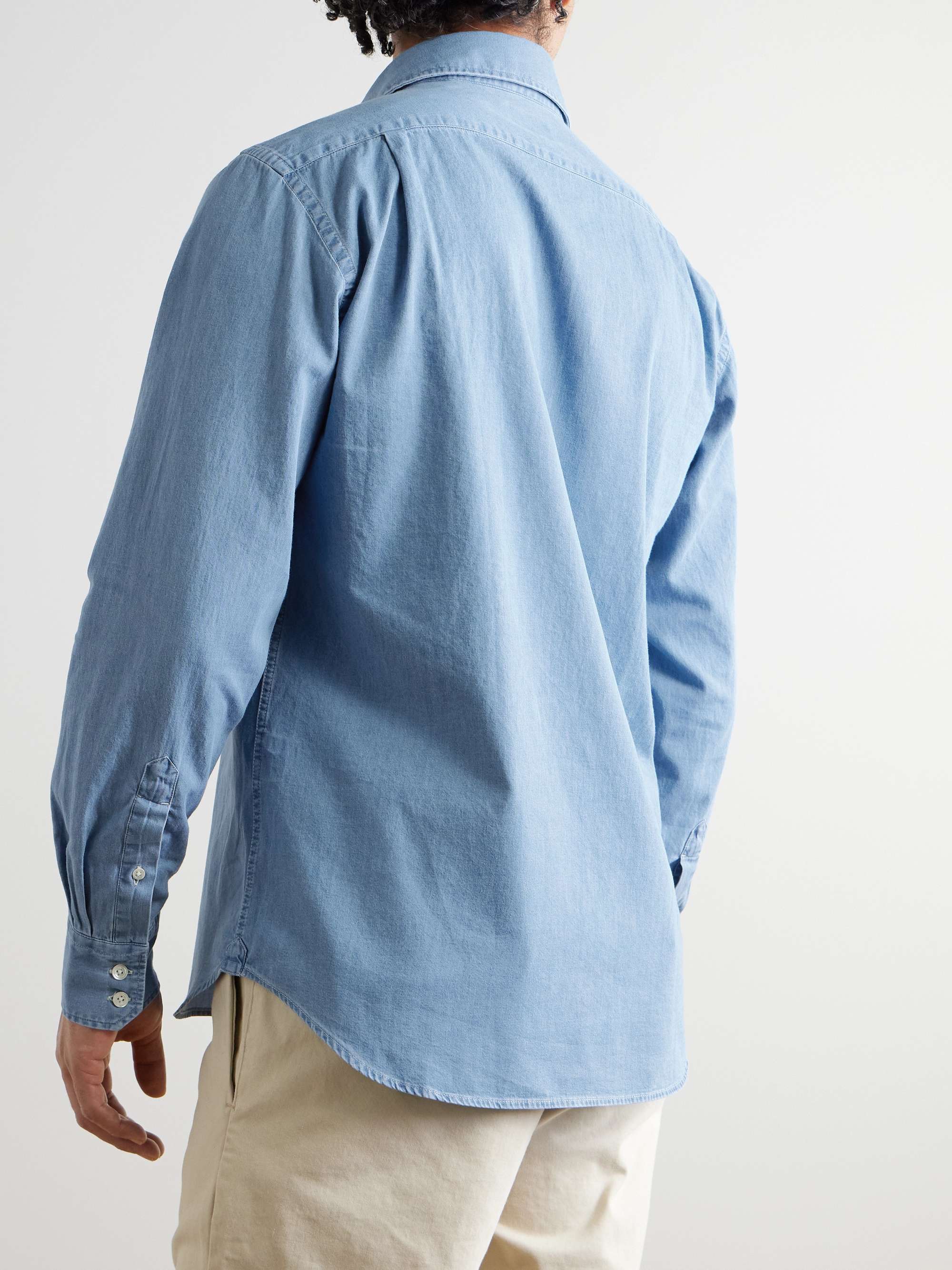 Paul Cotton-Chambray Shirt view