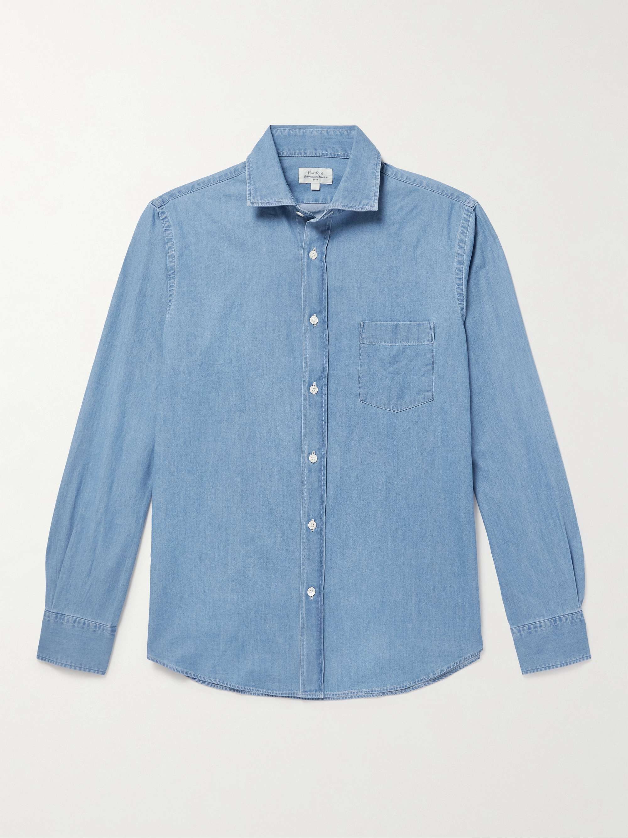 Paul Cotton-Chambray Shirt view