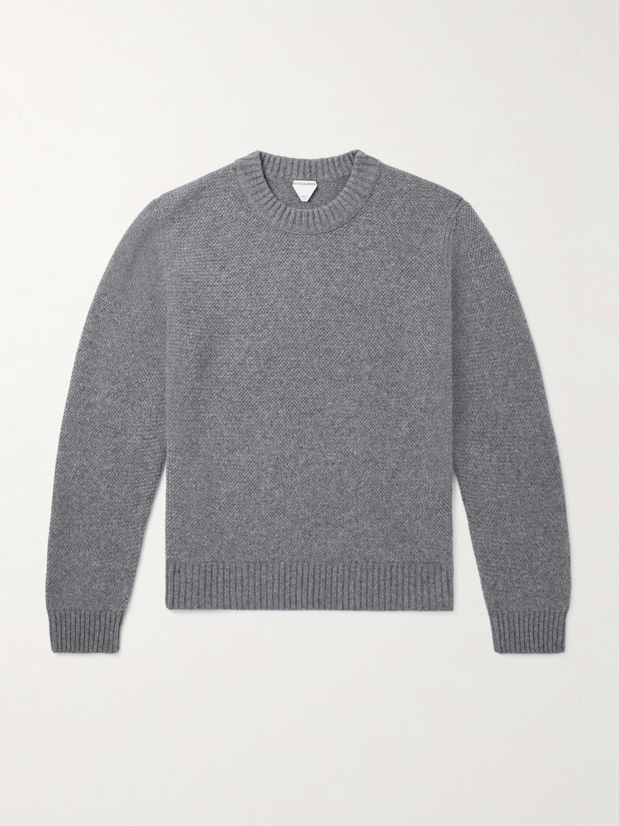 Intrecciato Cashmere-Blend Sweater view