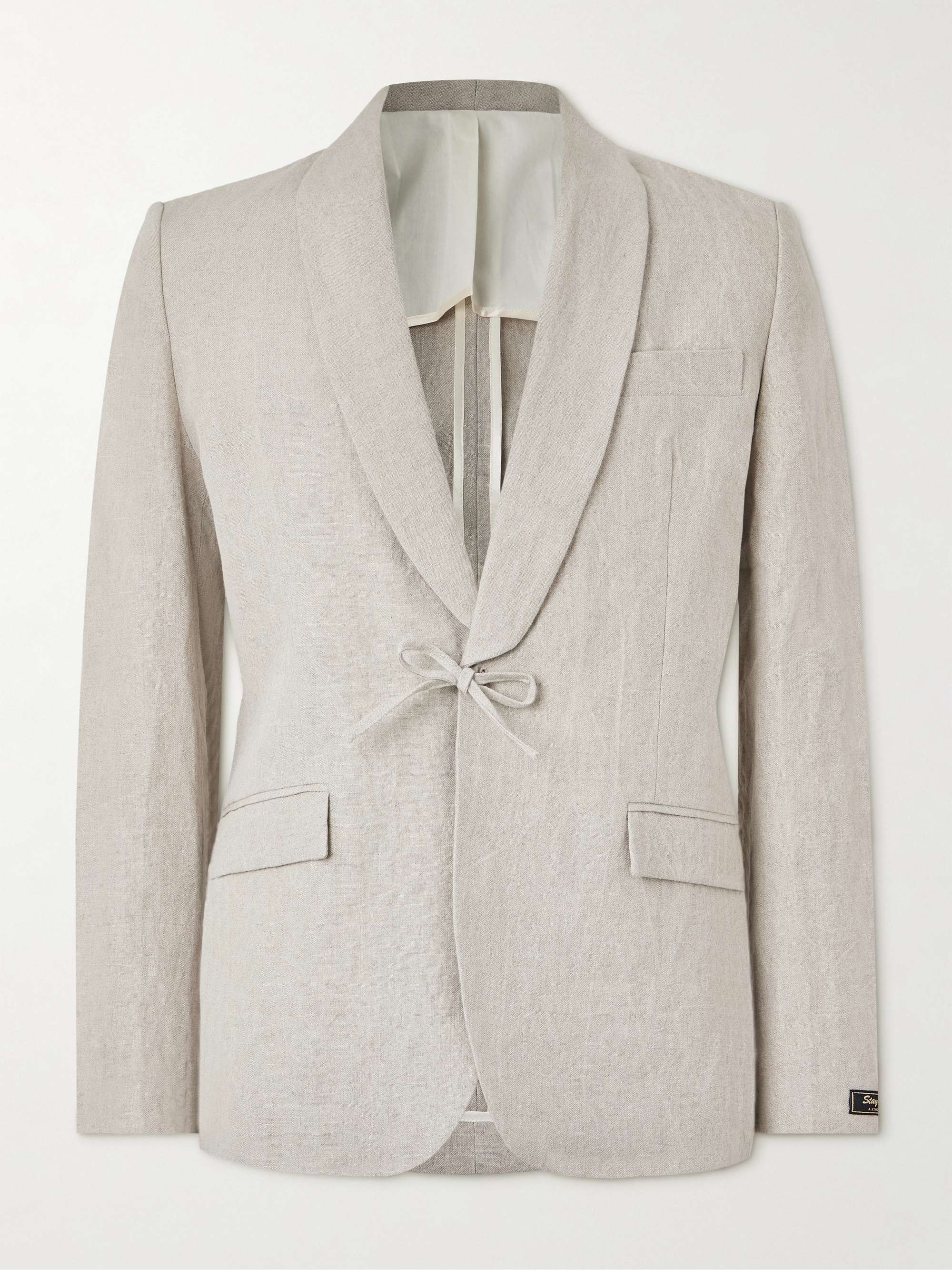 Shinji Linen Suit Jacket view