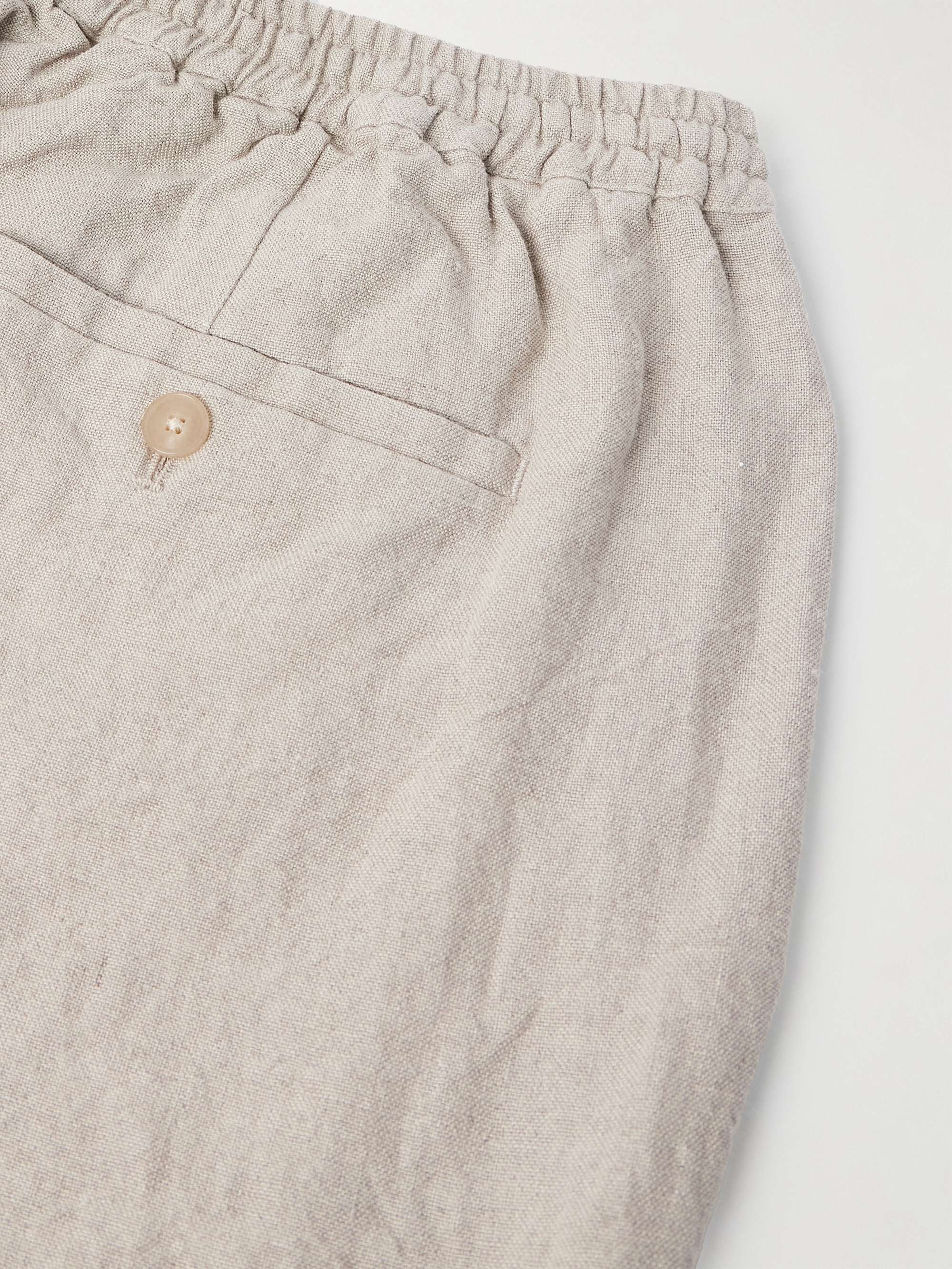 Samurai Wide-Leg Linen Trousers view
